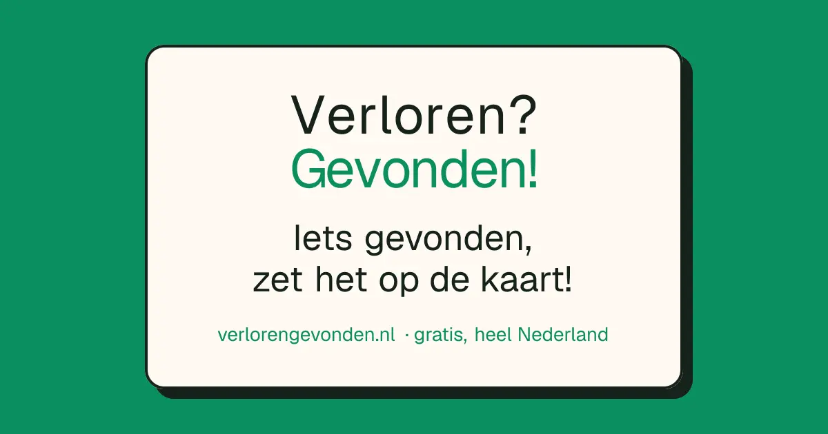 Screenshot 1 of Verlorengevonden.nl