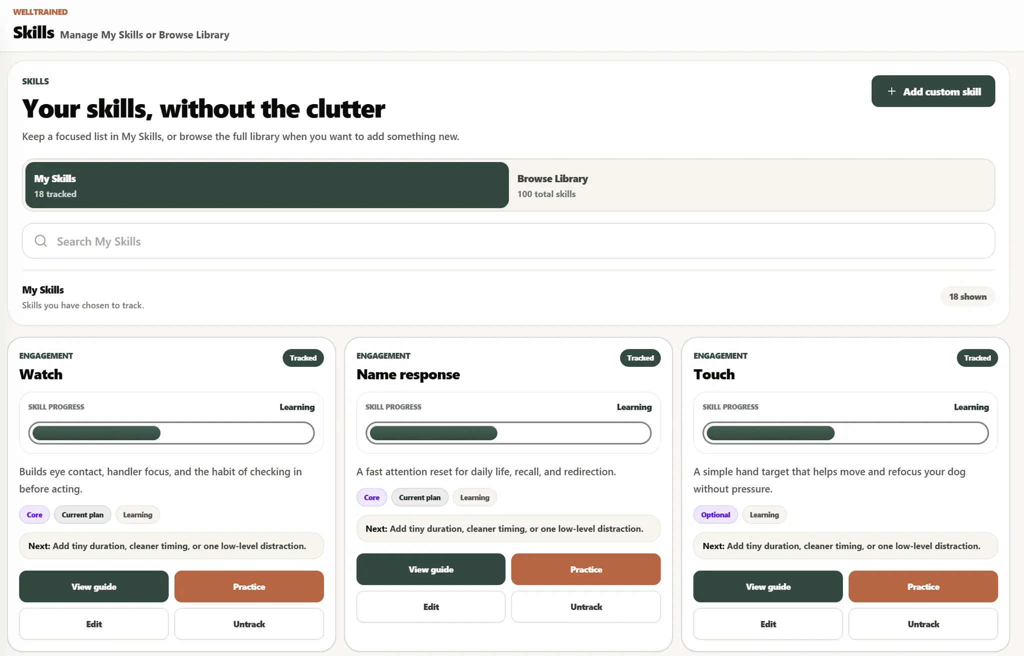 Screenshot 3 of WellTrained