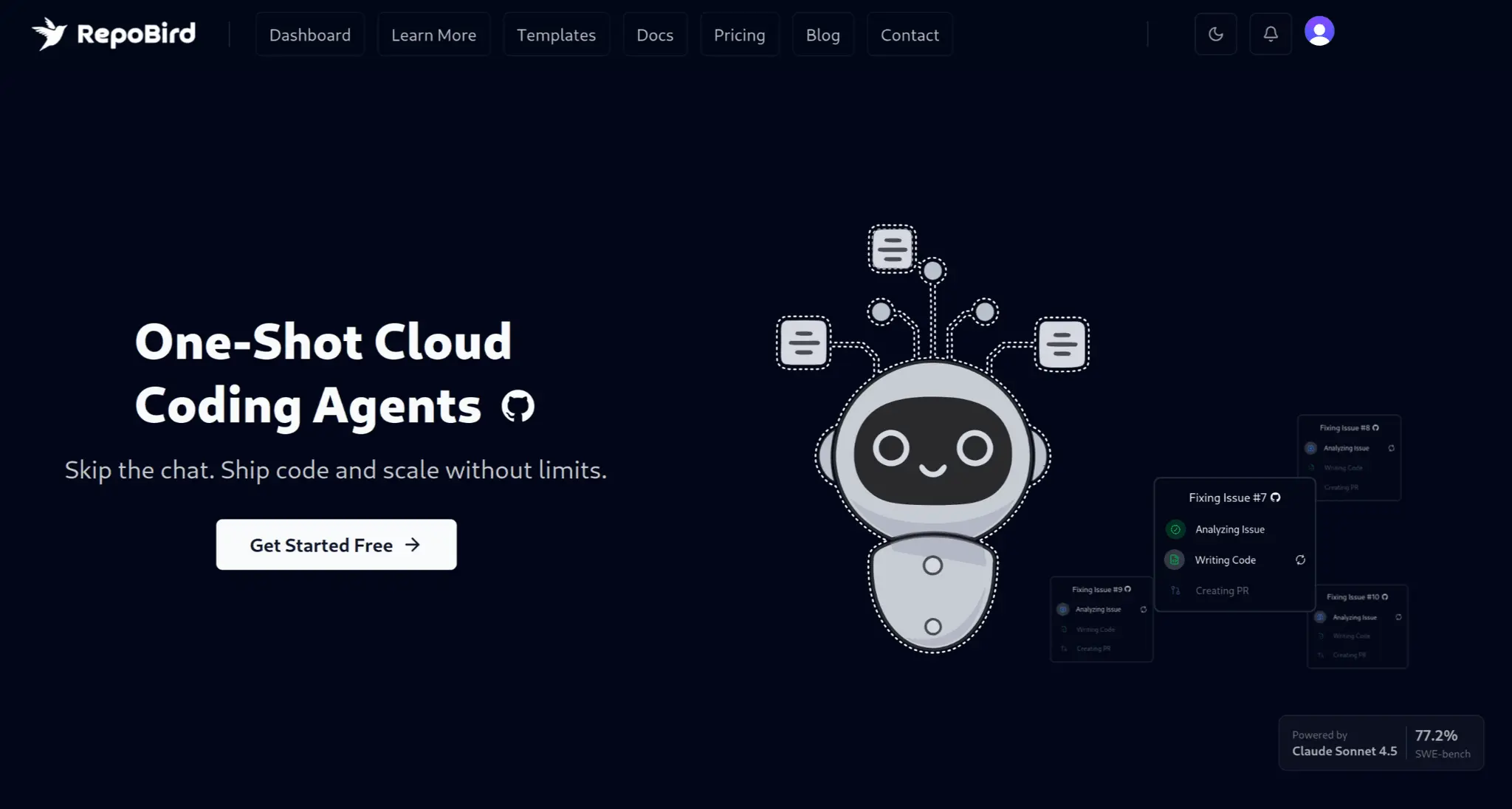 Screenshot 5 of RepoBird - One-Shot Cloud Coding Agents
