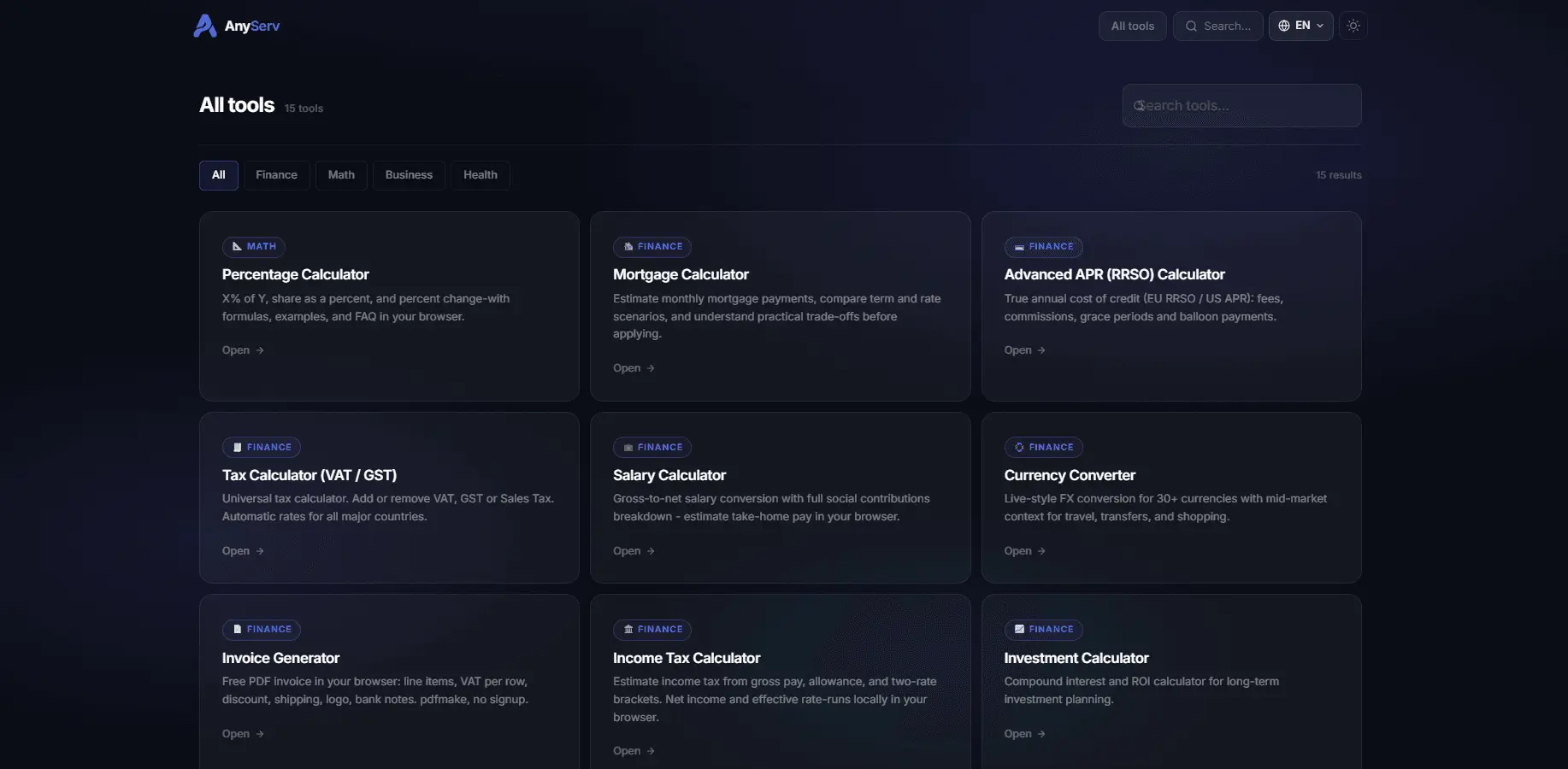 Screenshot 2 of AnyServ