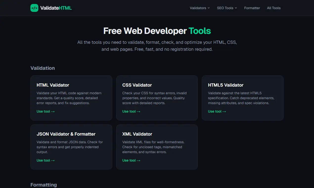 Screenshot 3 of ValidateHTML