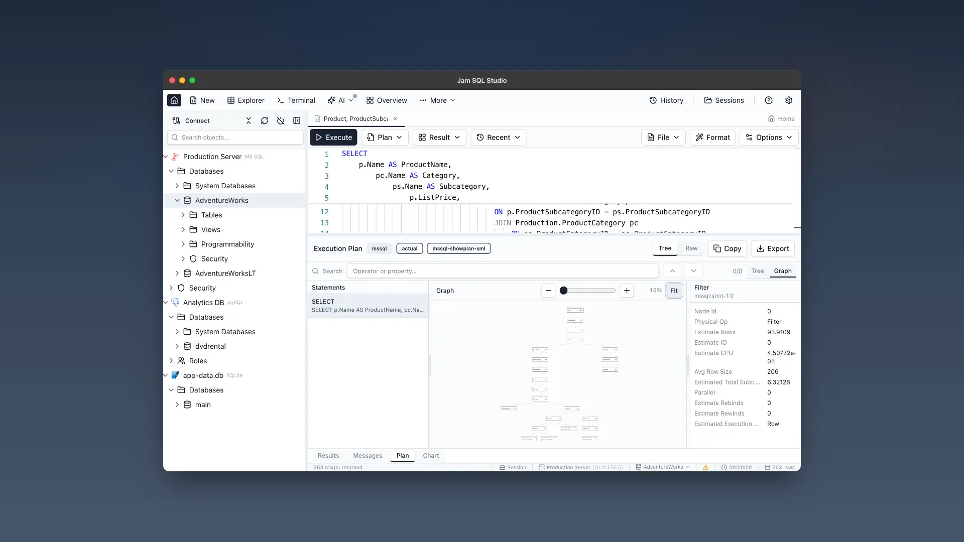 Screenshot 8 of Jam SQL Studio