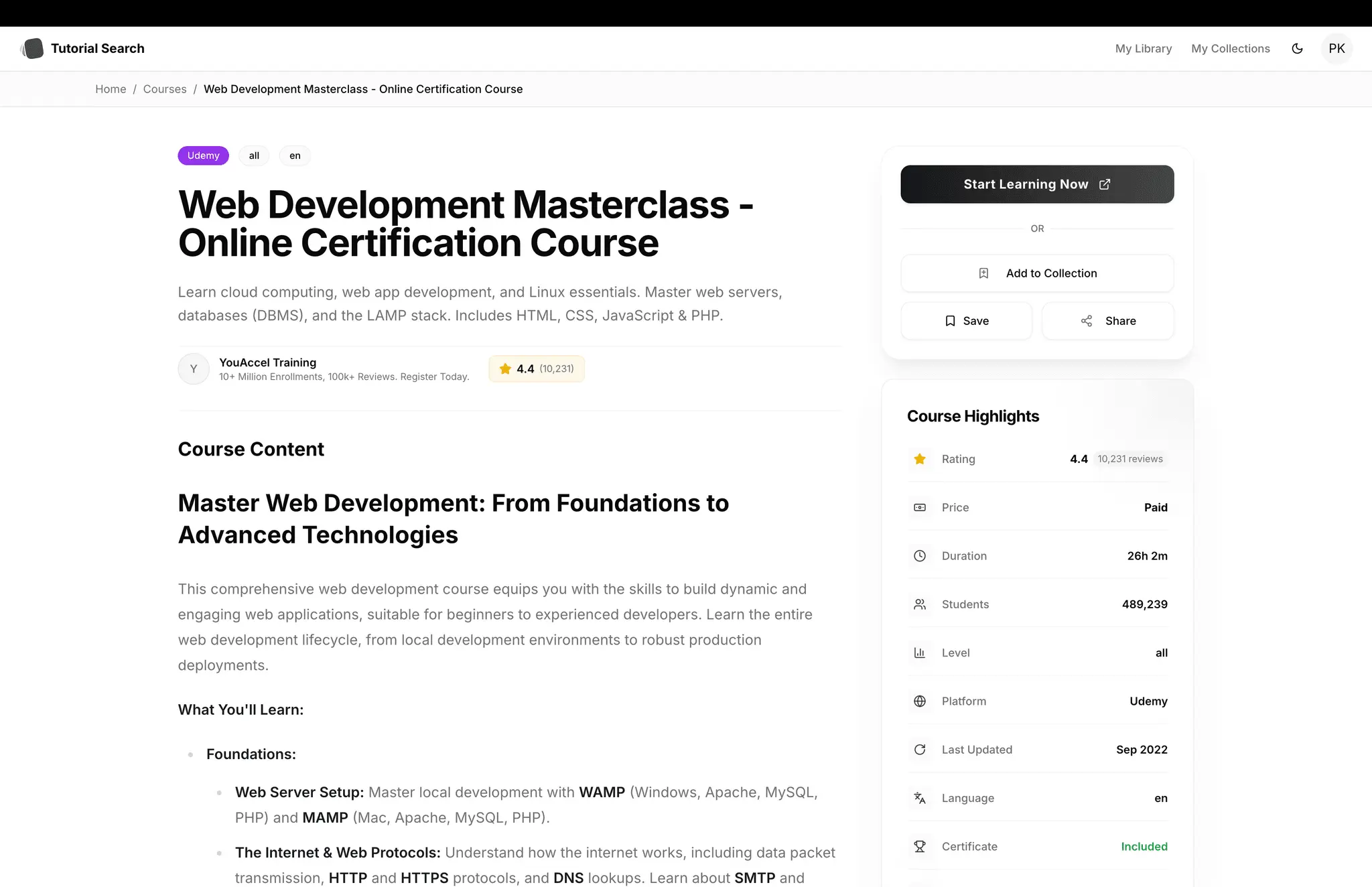 Screenshot 4 of Tutorial Search