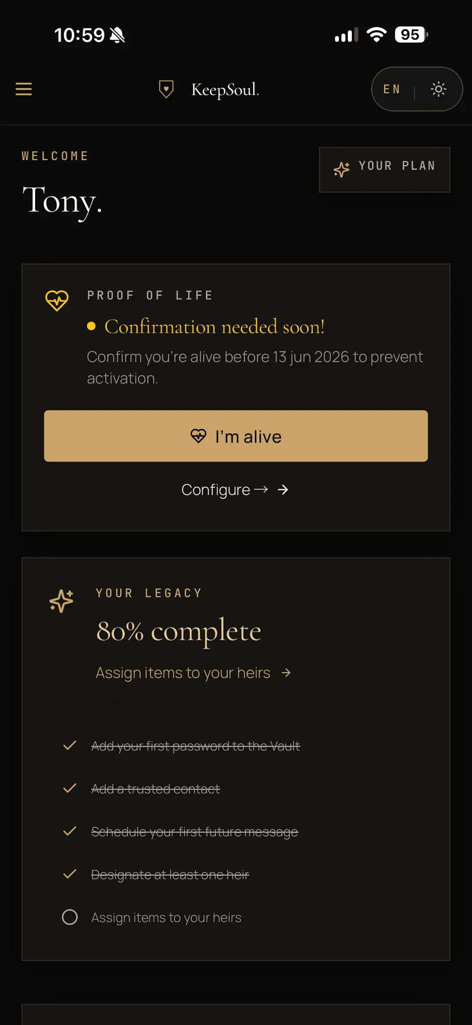 Screenshot 2 of KeepSoul