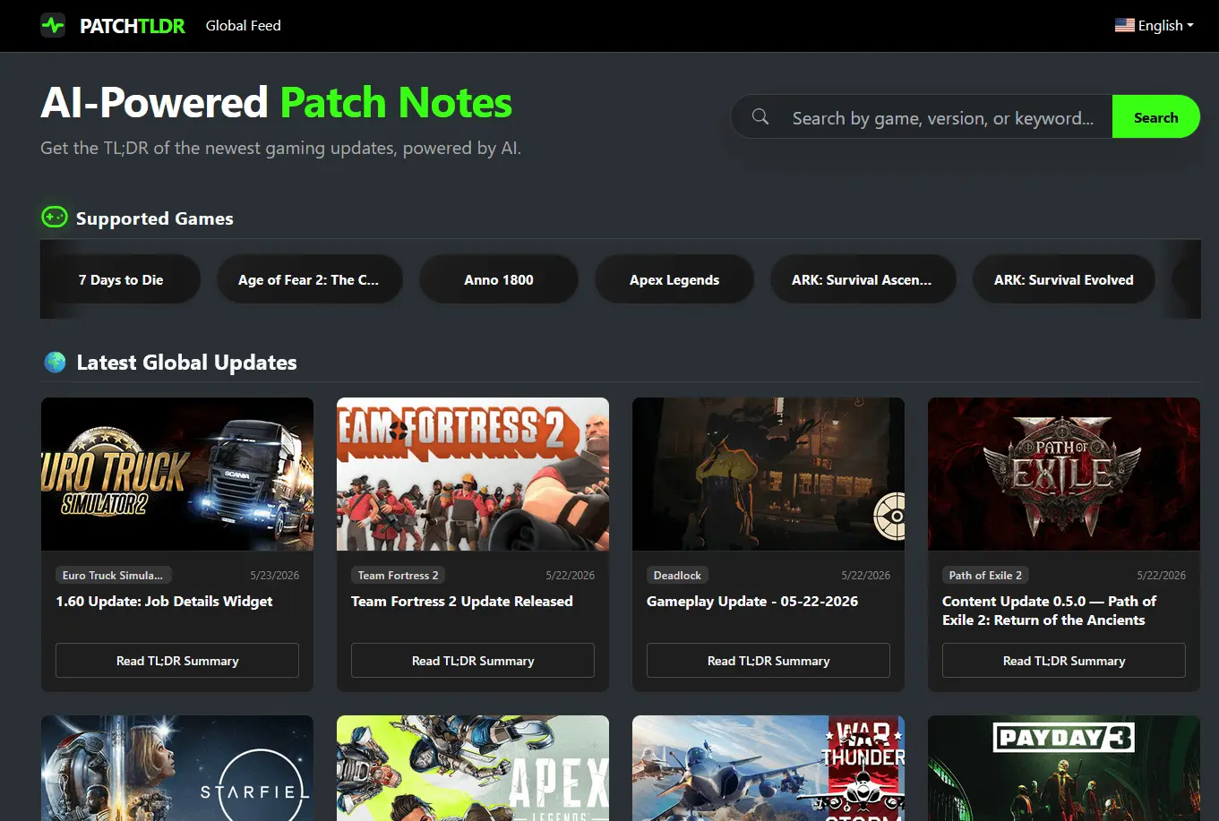 Screenshot 2 of PatchTLDR