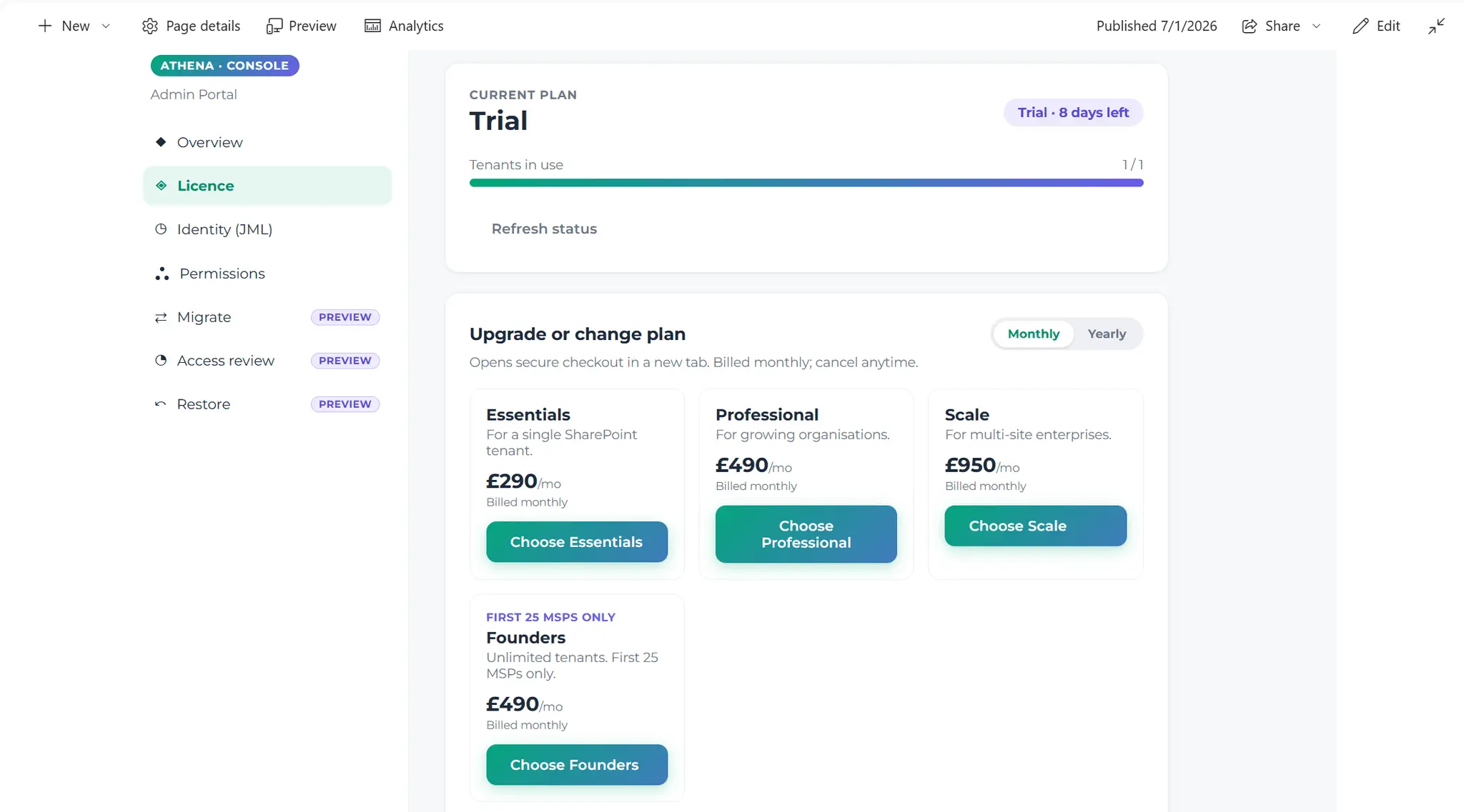 Screenshot 1 of Athena