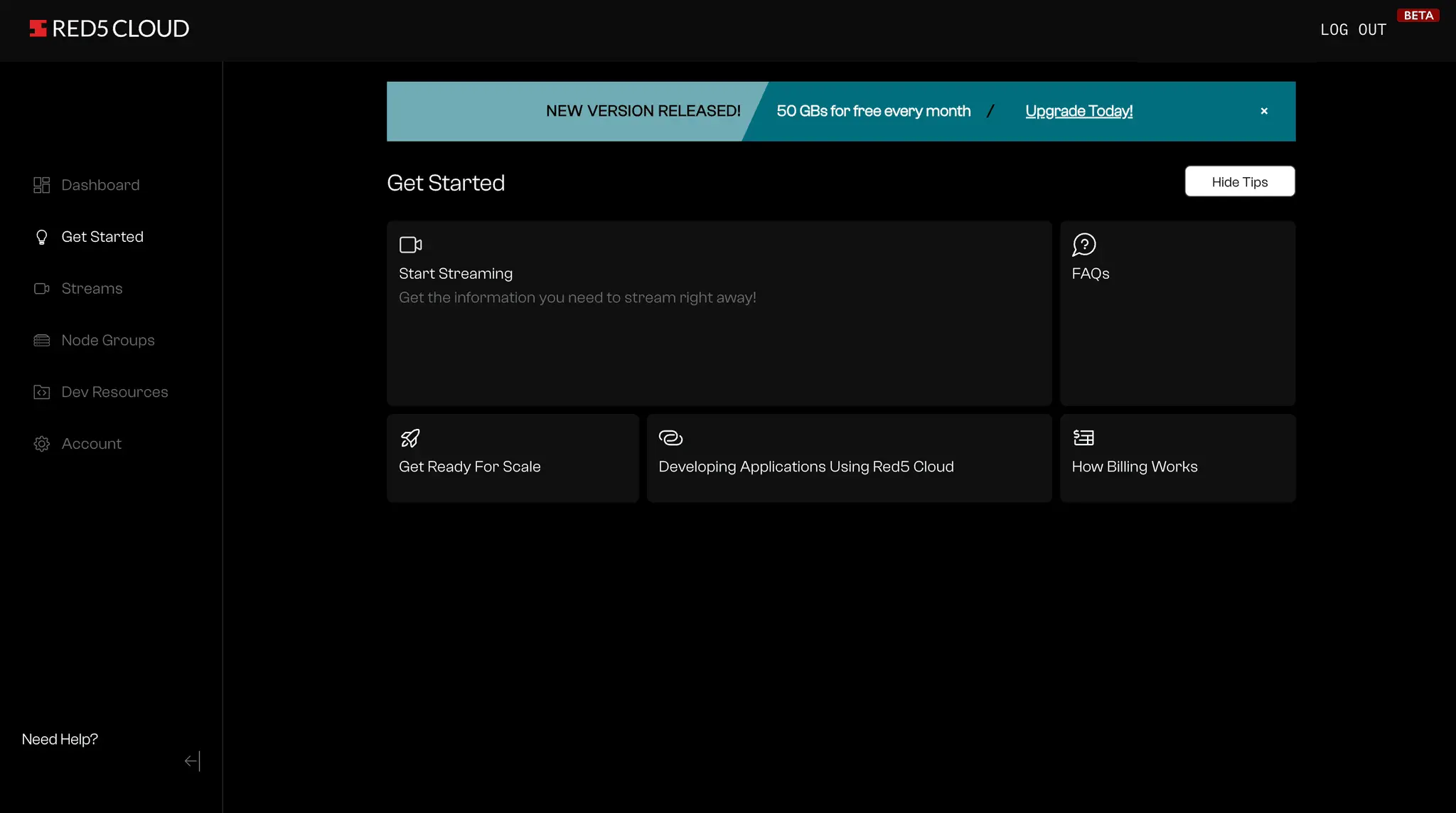 Screenshot 2 of Red5 Cloud