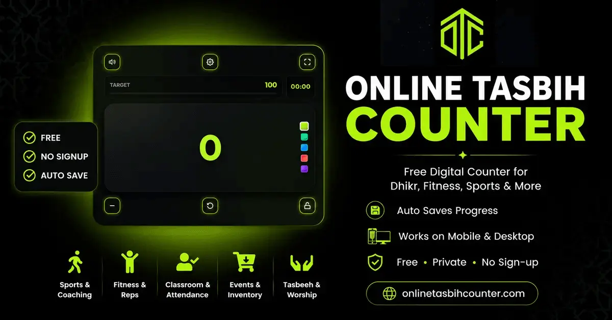 Screenshot 1 of Online Tasbih Counter