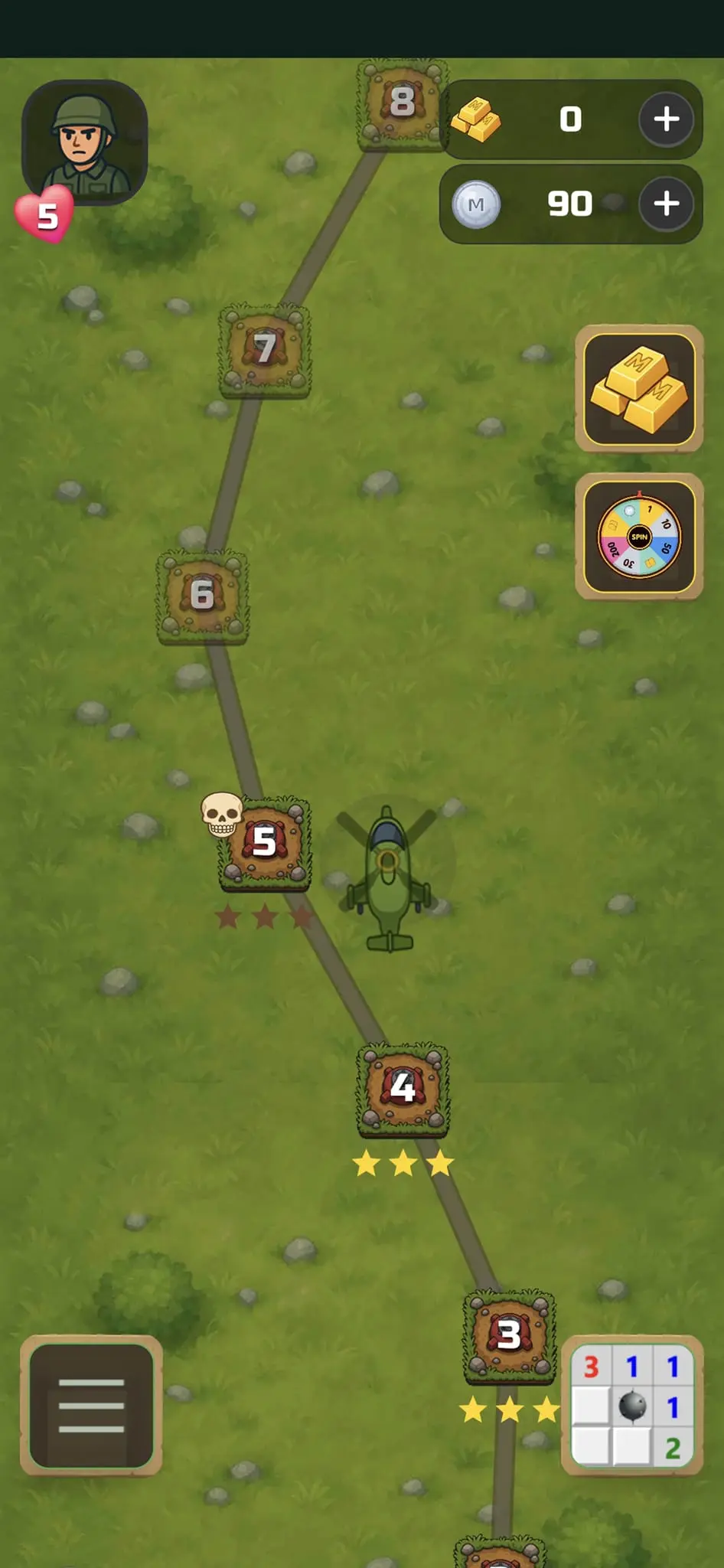 Screenshot 1 of MineWars – A Minesweeper Saga
