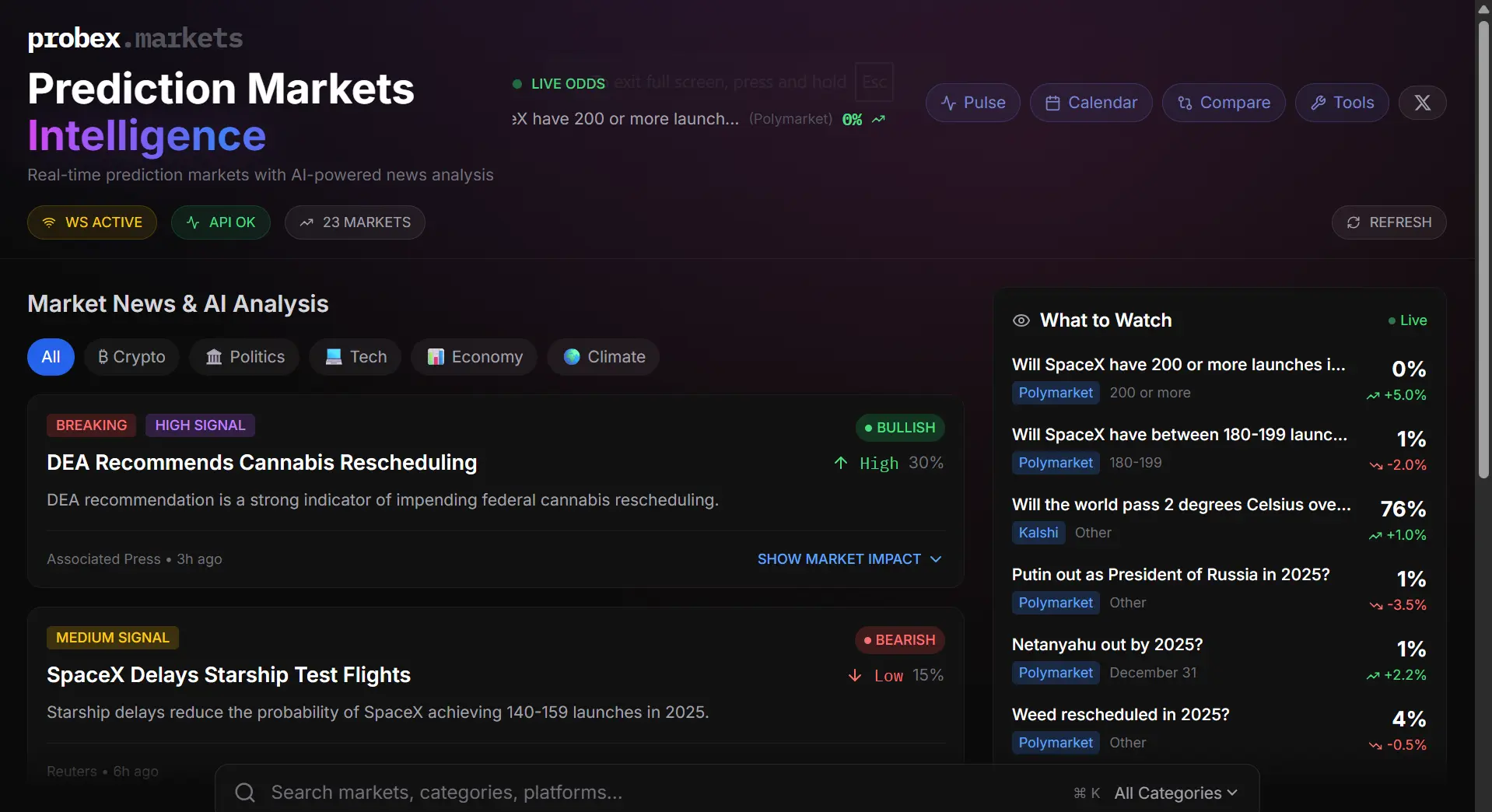 Screenshot 1 of Probability Exchange