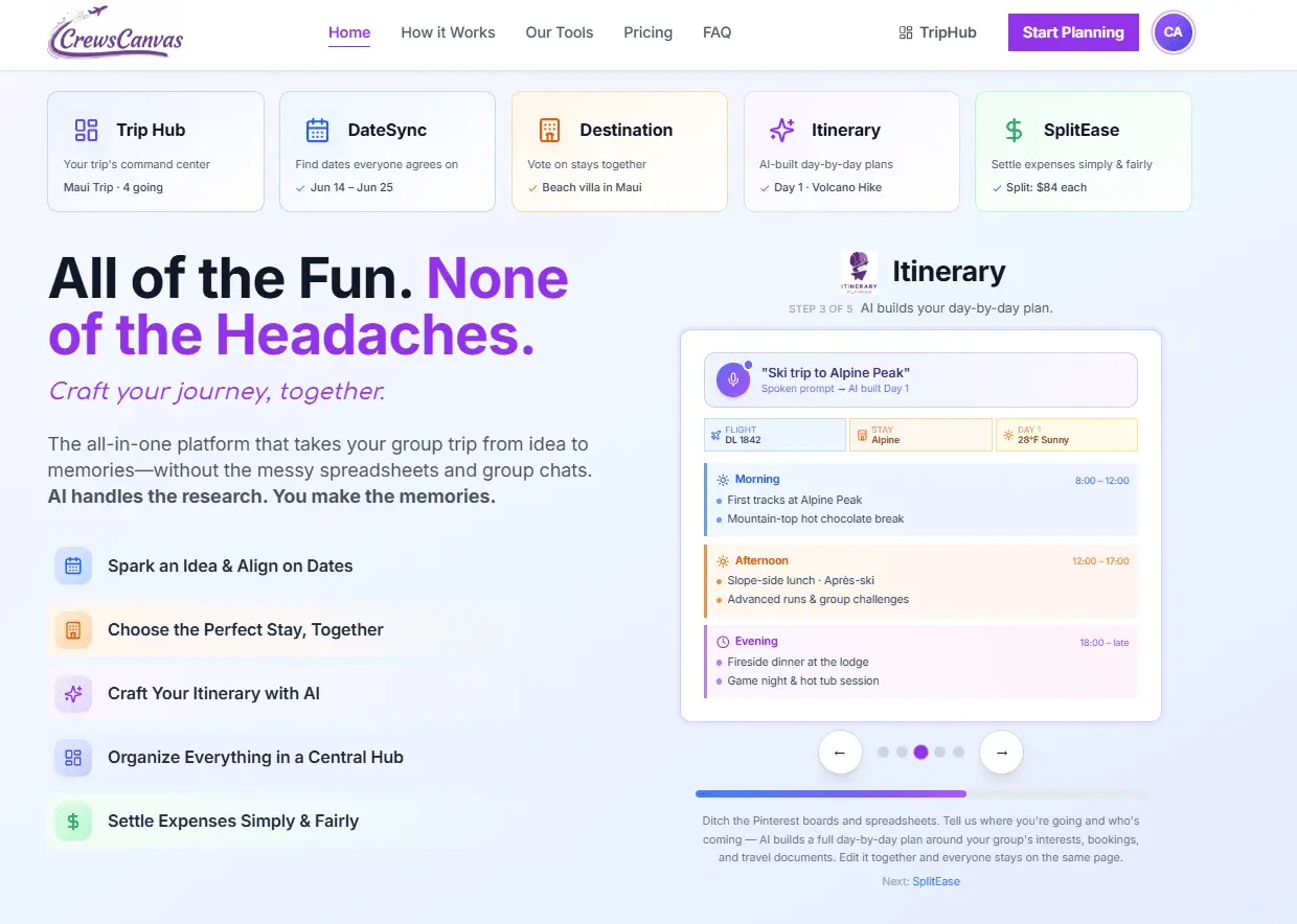 Screenshot 1 of CrewsCanvas