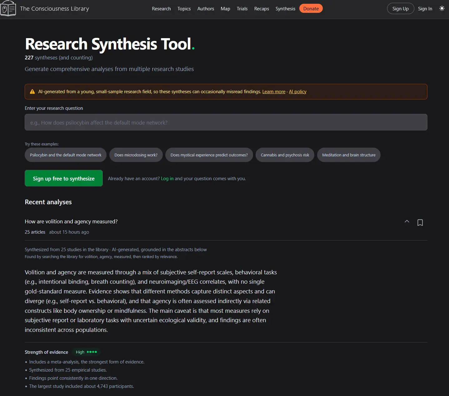 Screenshot 3 of The Consciousness Library