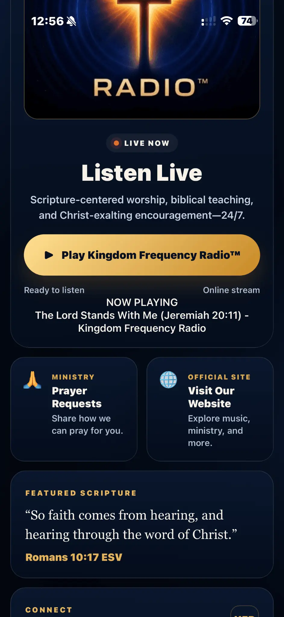 Screenshot 2 of Kingdom Frequency Radio