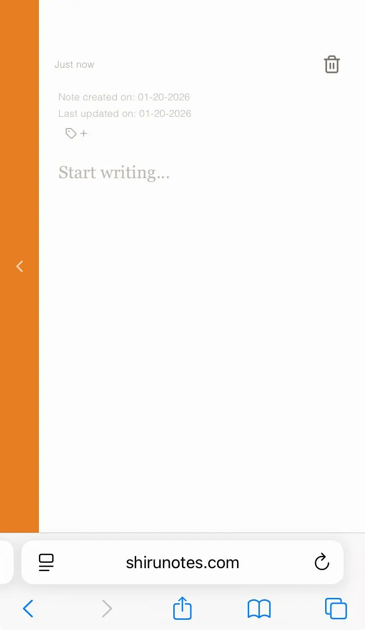 Screenshot 2 of Shiru Notes
