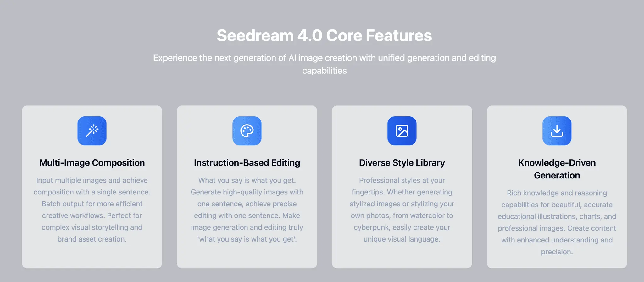 Screenshot 1 of Seedream 4.0
