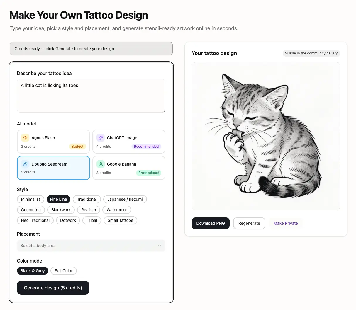 Screenshot 4 of AI Tattoo Generator
