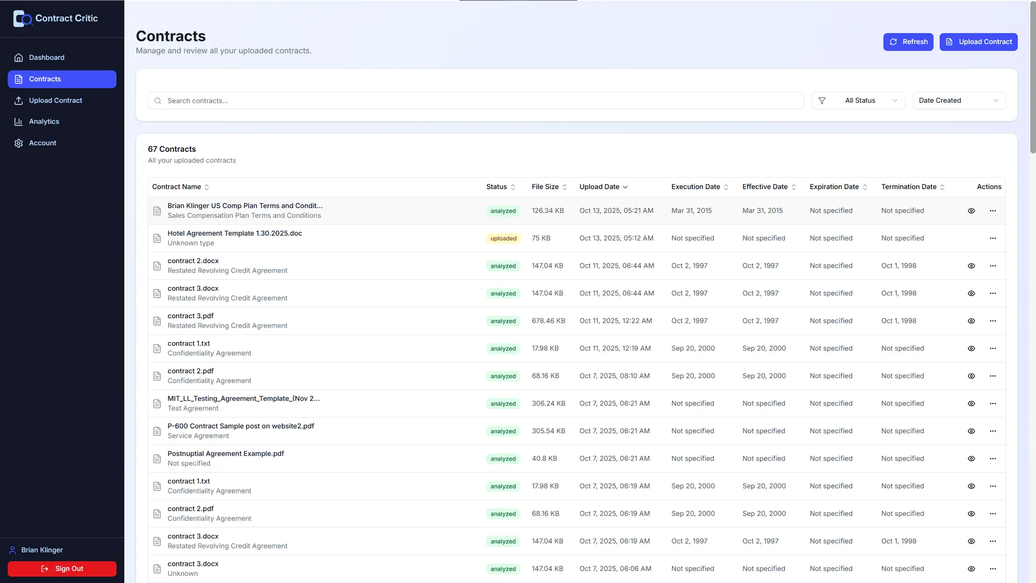 Screenshot 6 of Contract Critic