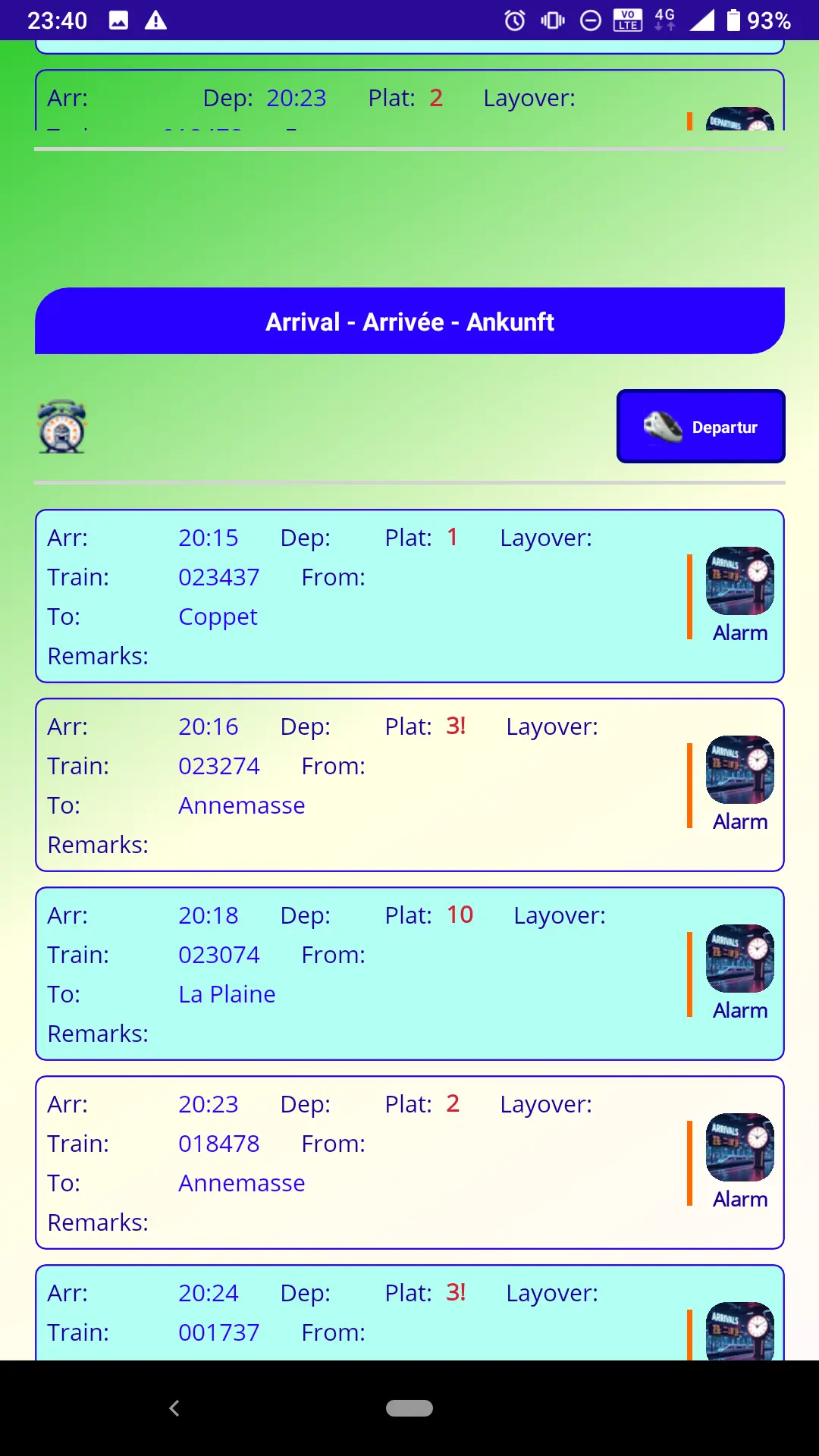 Screenshot 9 of EuroRail Tracker