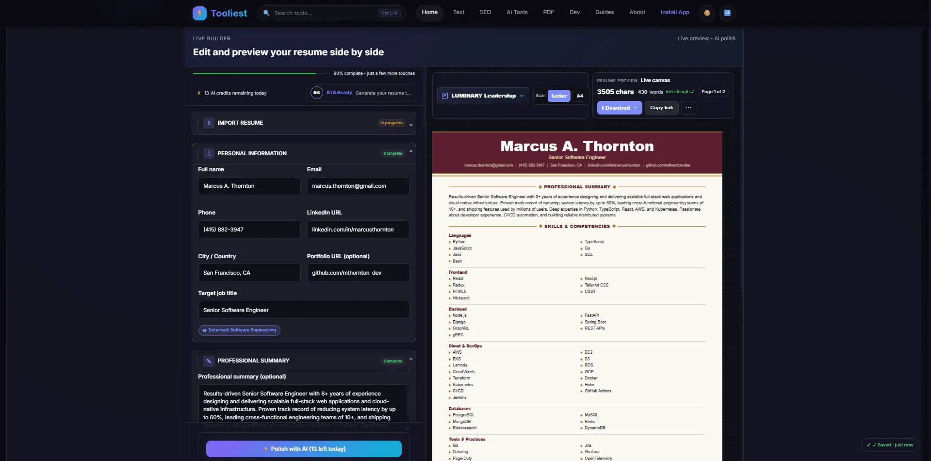 Screenshot 4 of Tooliest