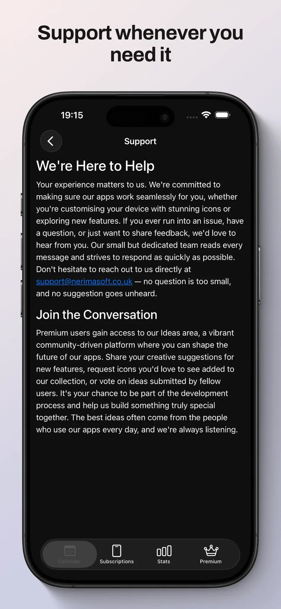 Screenshot 7 of Sublime Subscription Manager