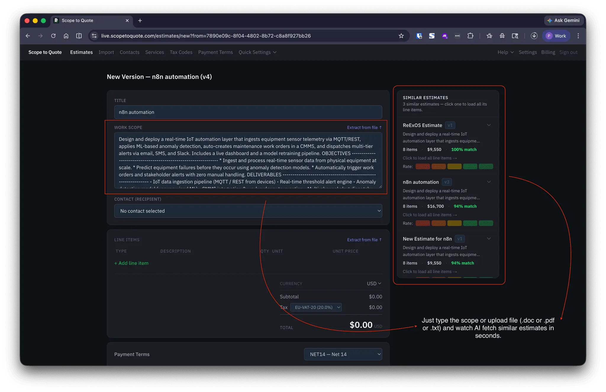 Screenshot 7 of ScopeToQuote