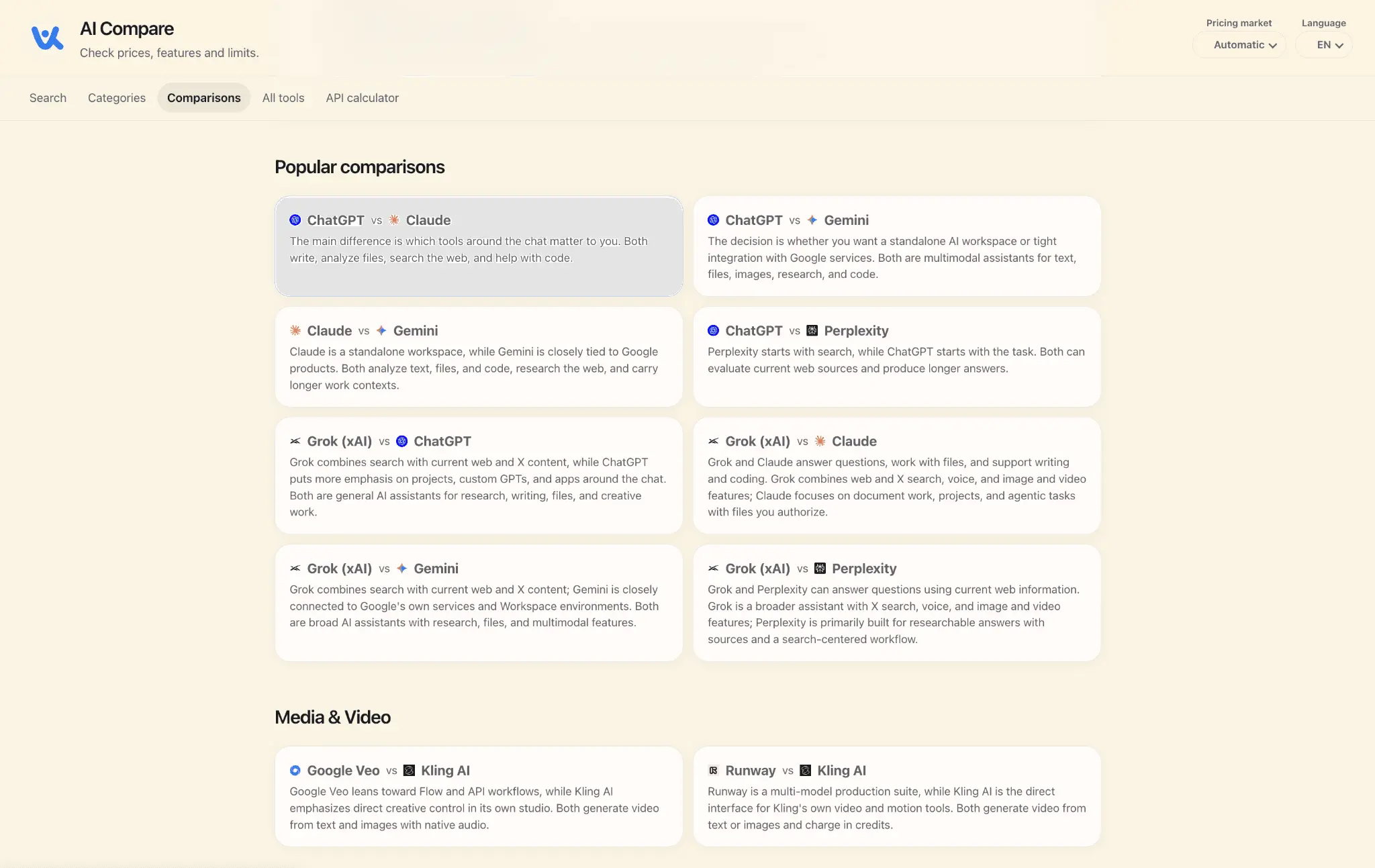 Screenshot 3 of AI Compare