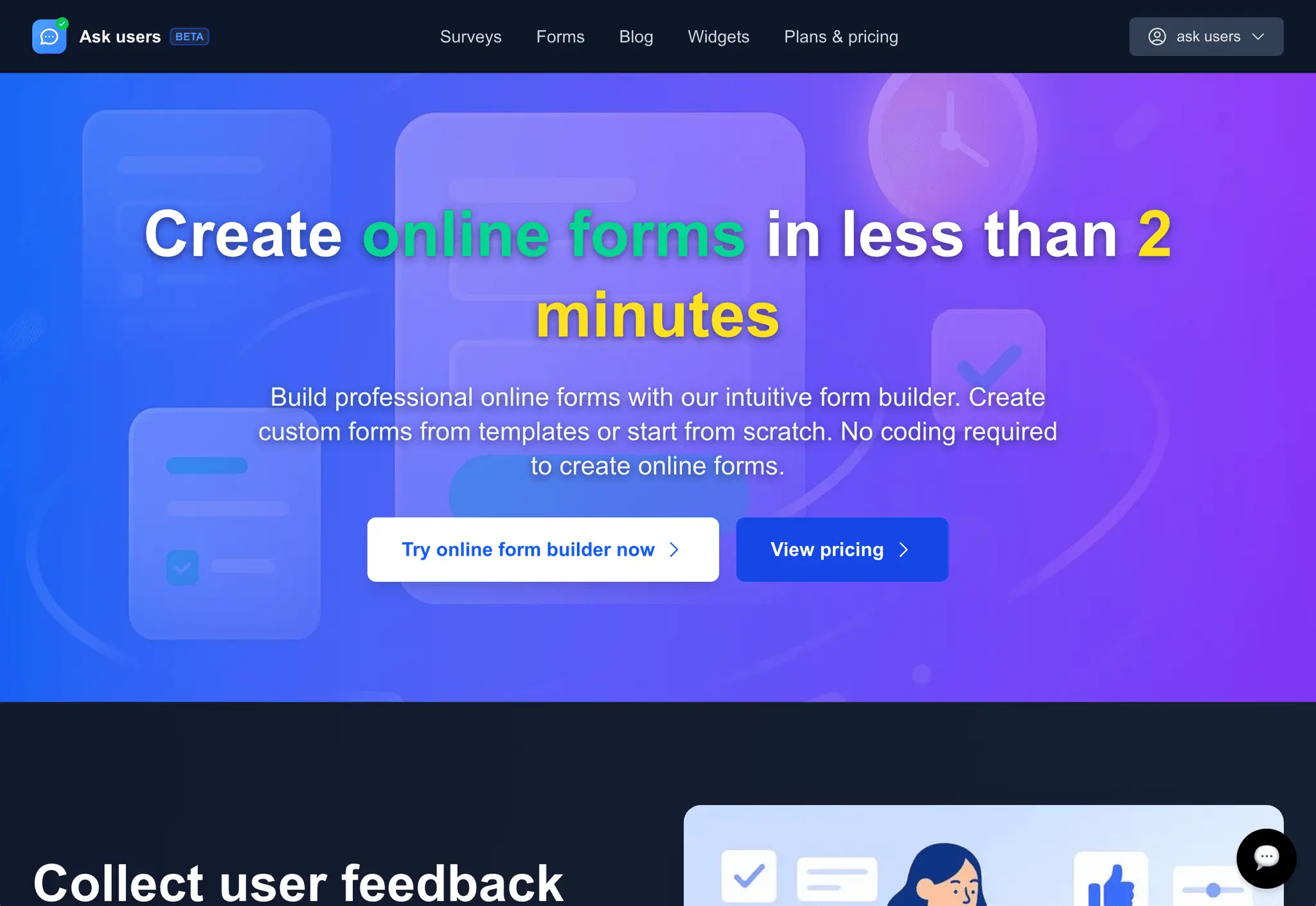 Screenshot 1 of Ask Users
