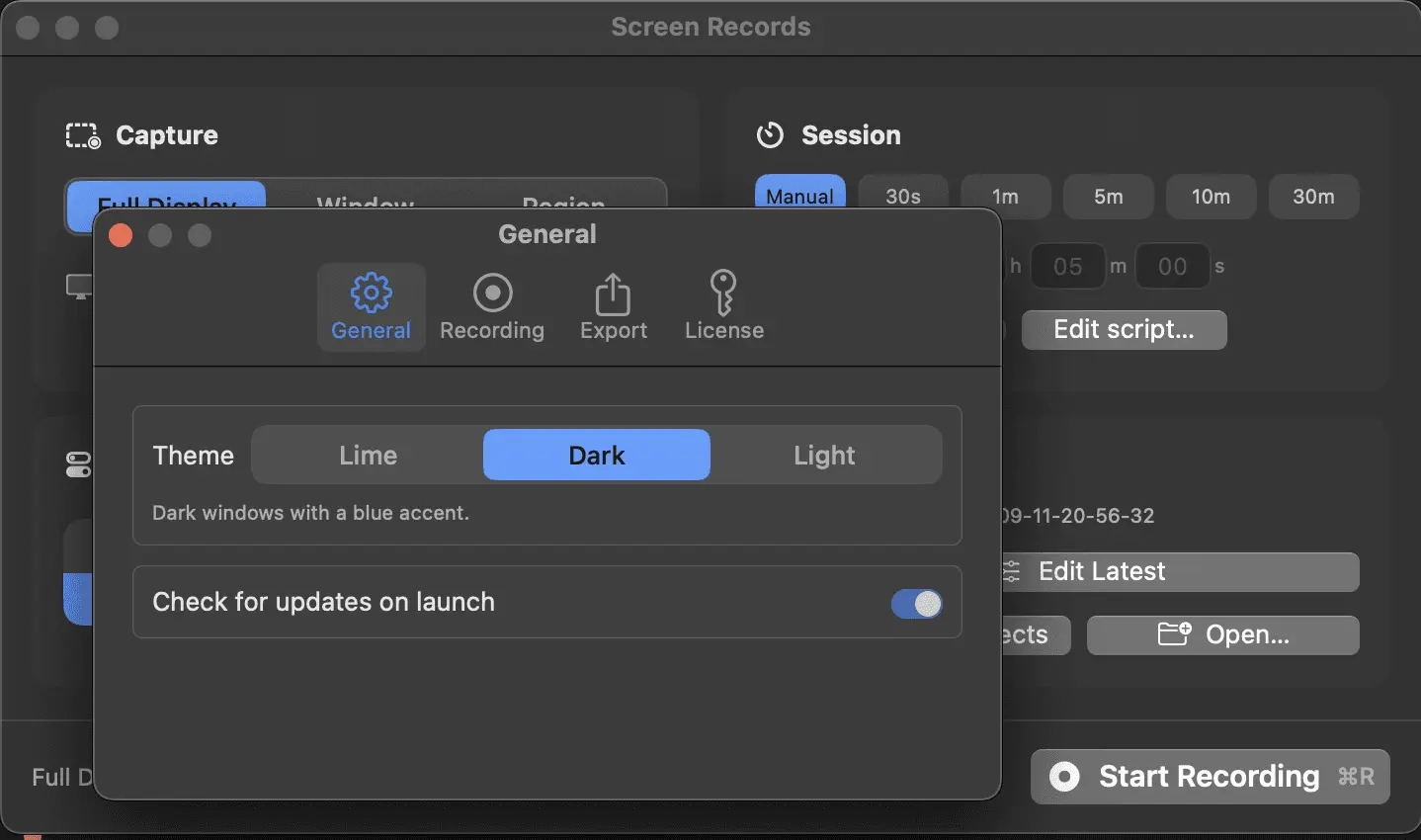 Screenshot 4 of Screen Records