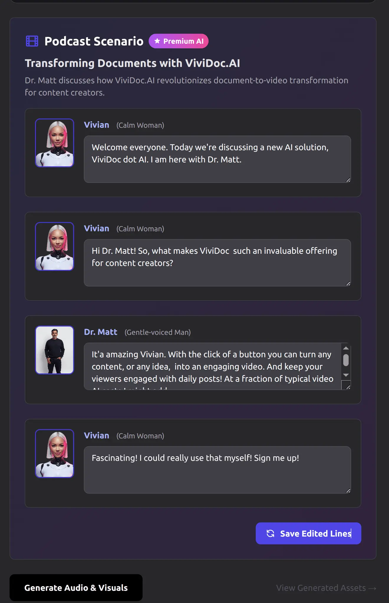 Screenshot 3 of ViviDoc.AI