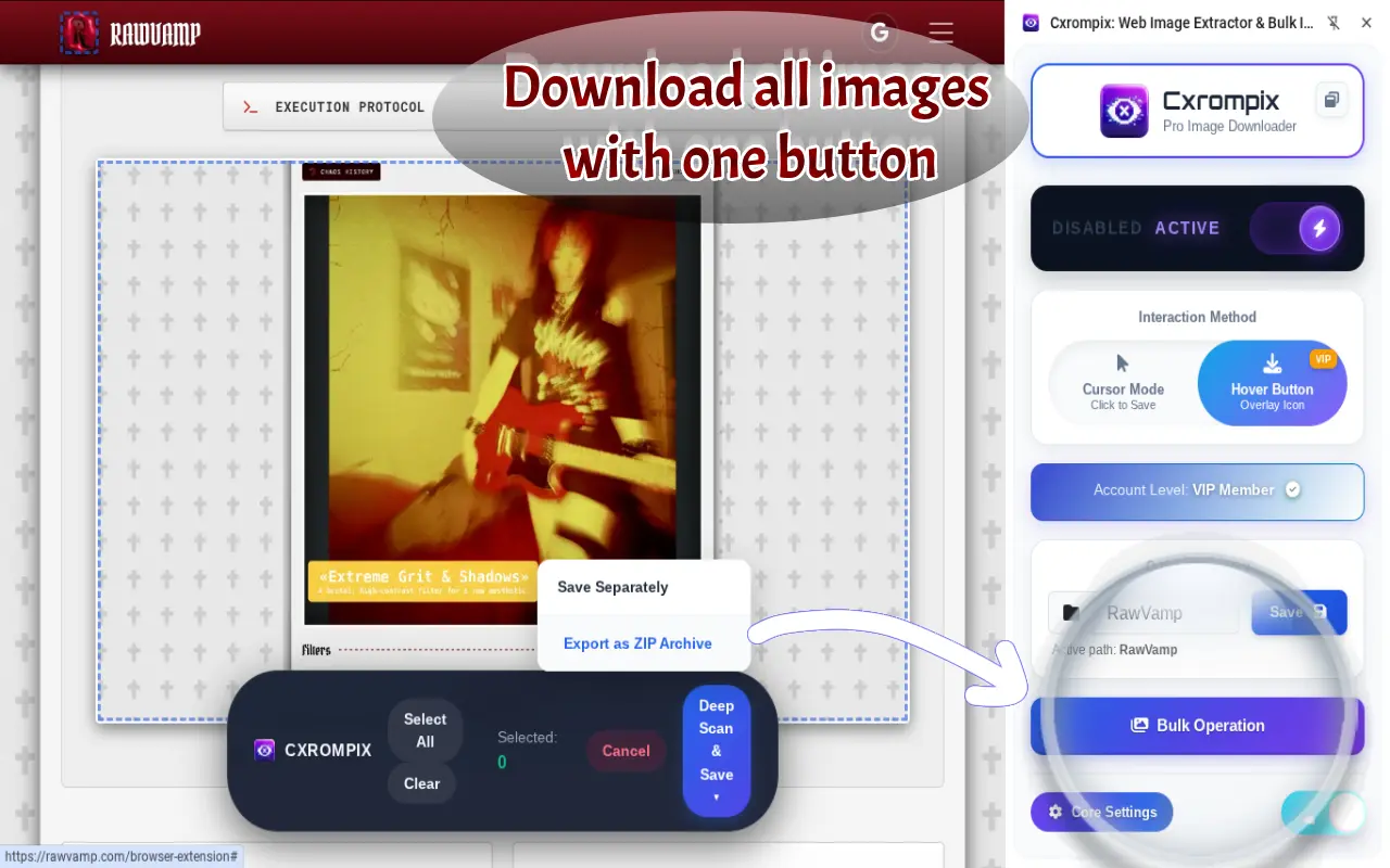 Screenshot 3 of Cxrompix: Web Image Extractor Downloader