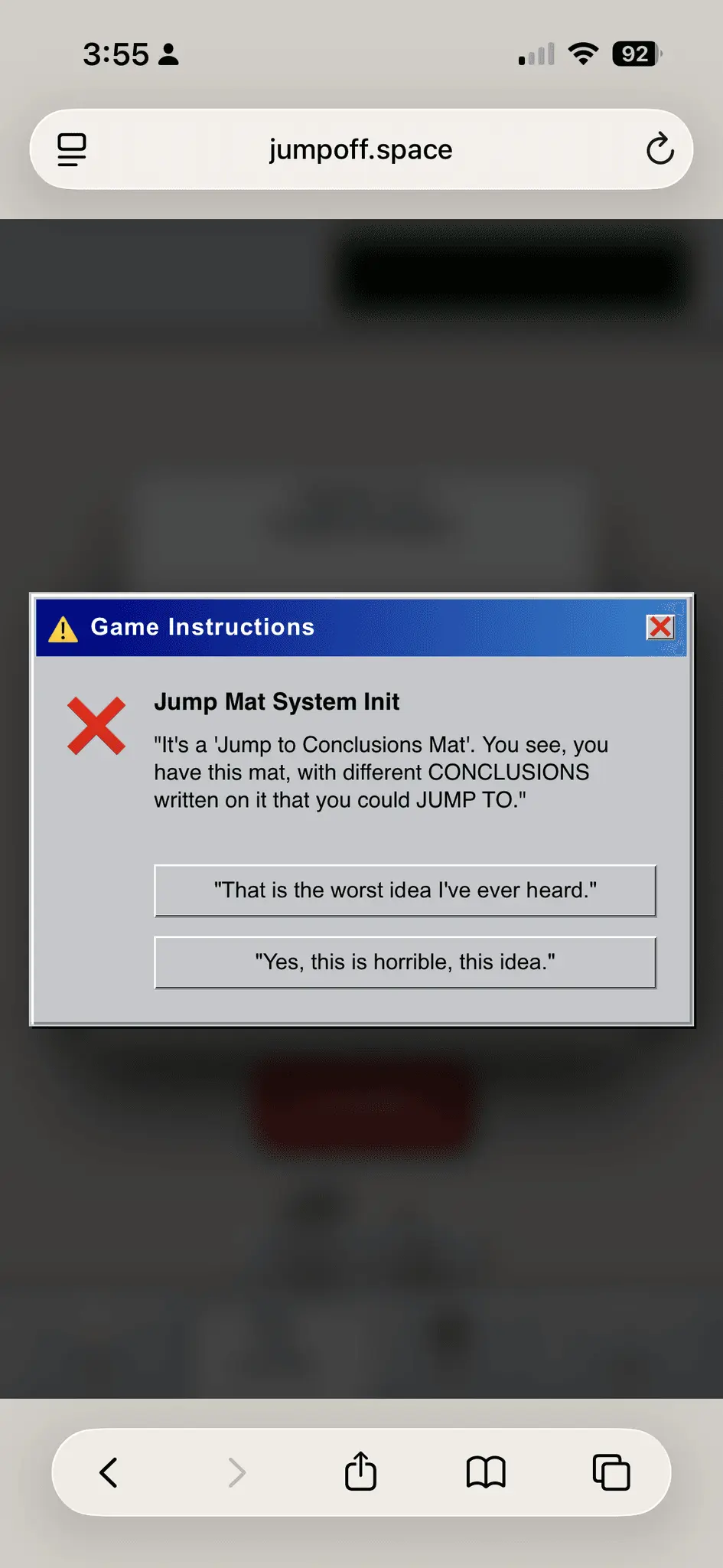 Screenshot 2 of Jump to Conclusions Mat