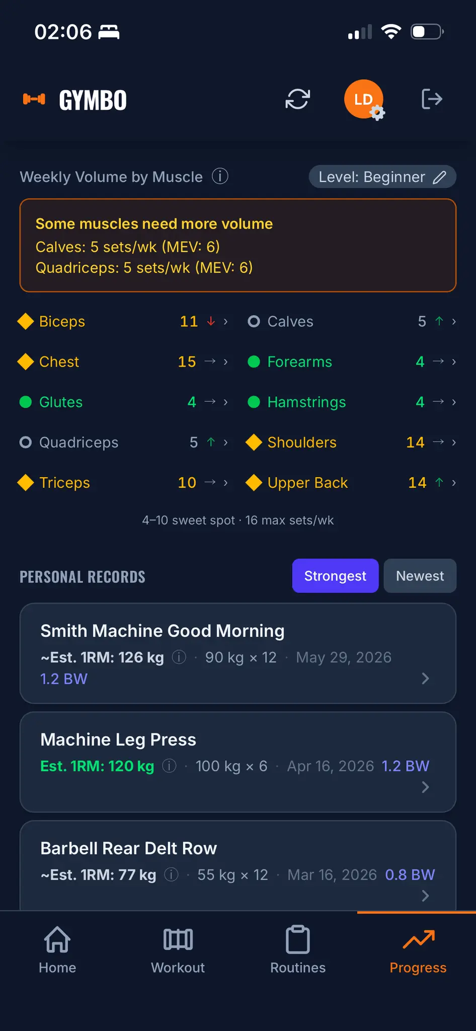 Screenshot 4 of Gymbo