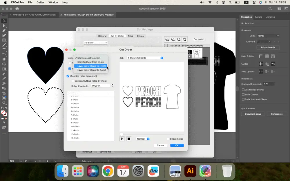Screenshot 2 of XFCut Pro Vinyl Cutter Software Plugin