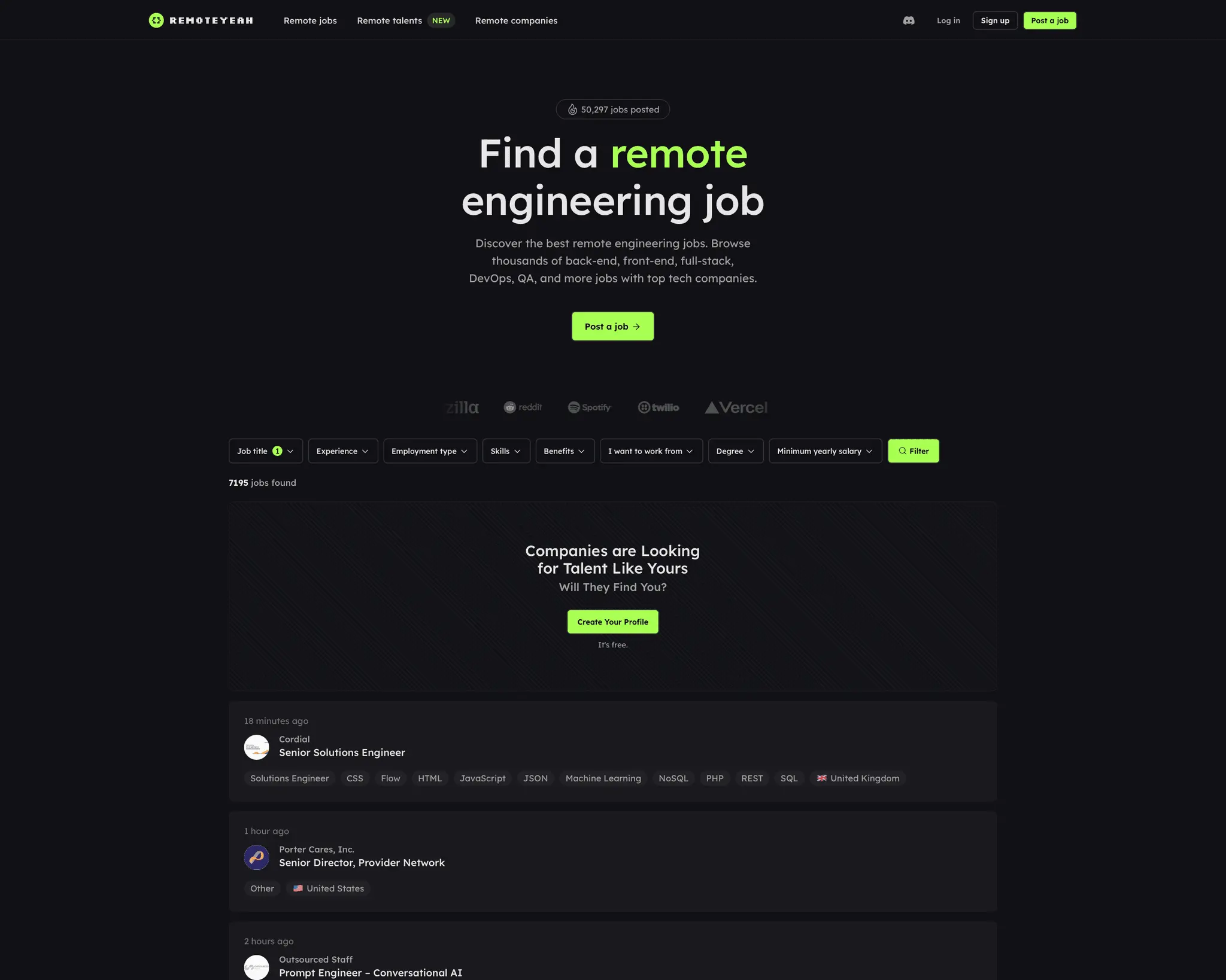 Screenshot 3 of RemoteYeah