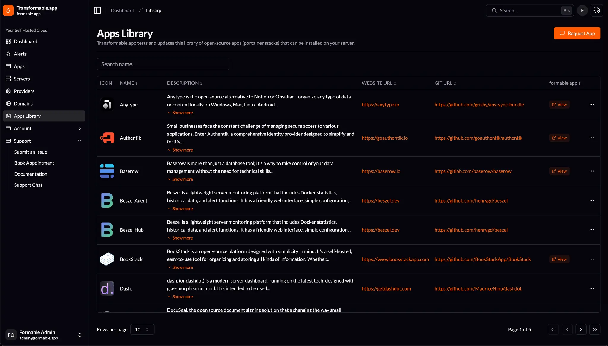 Screenshot 4 of transformable.app