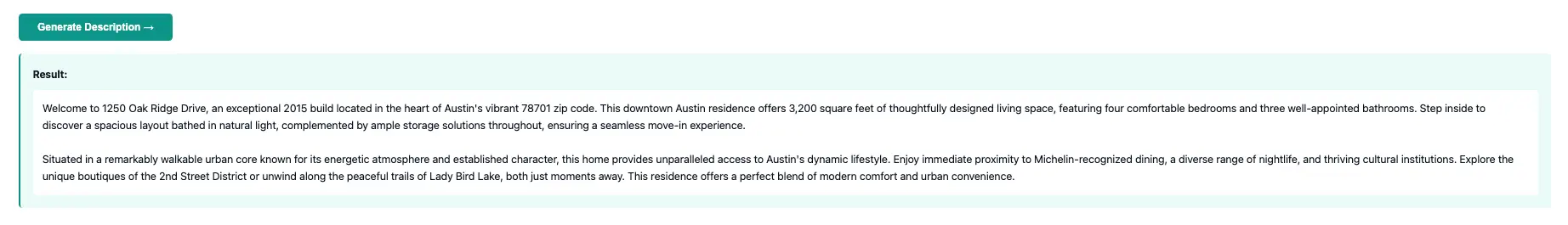 Screenshot 8 of PropDesc-AI AI real estate listings
