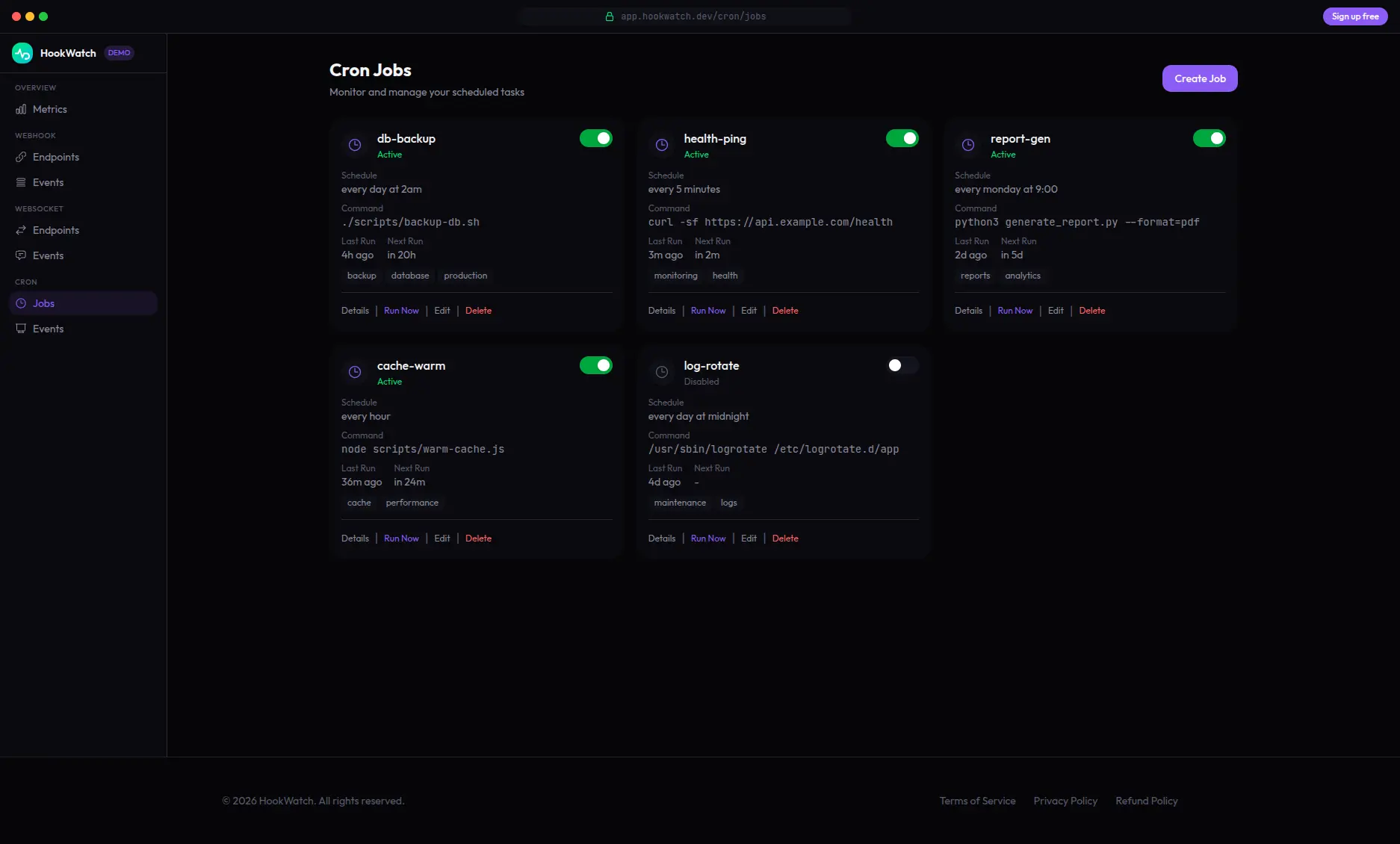 Screenshot 2 of HookWatch