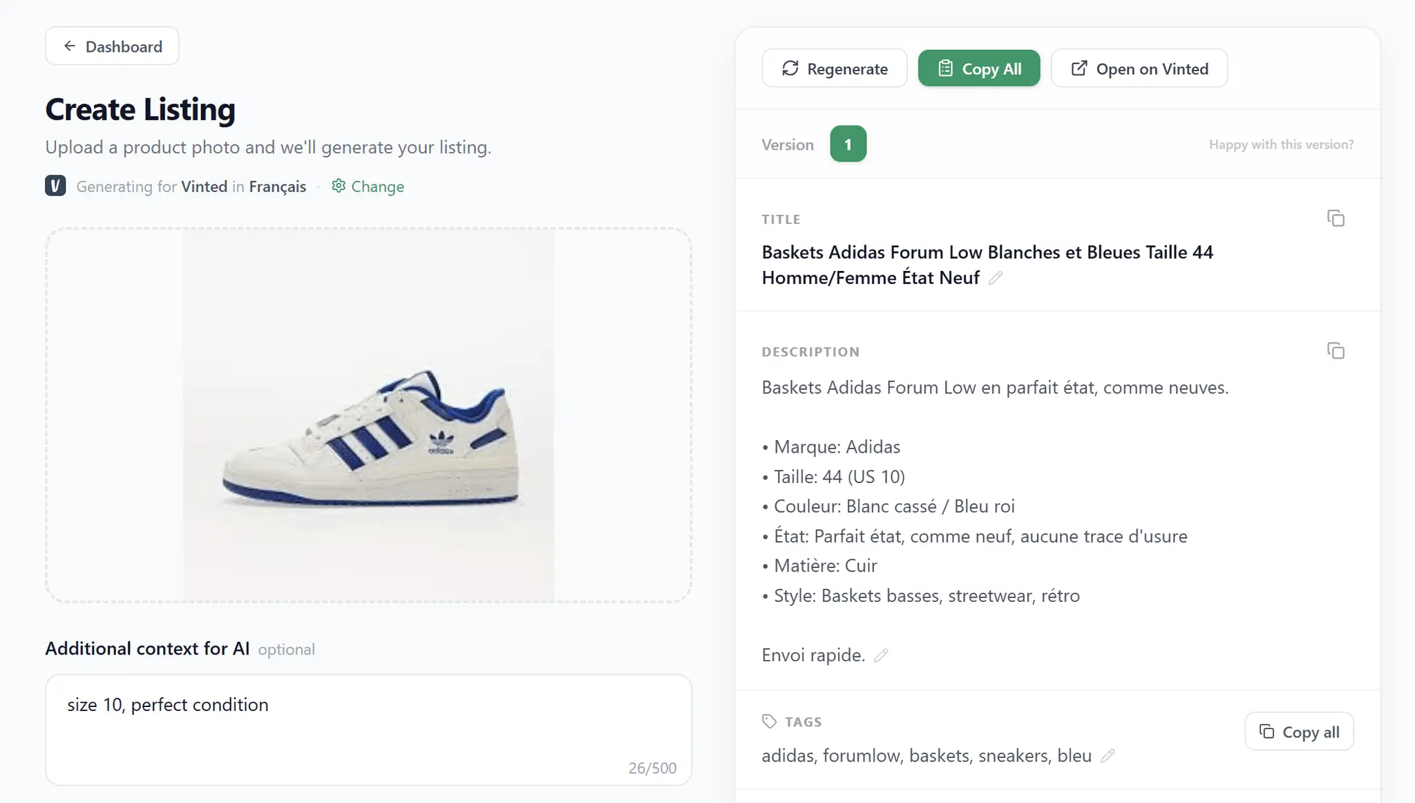 Screenshot 1 of ILoveListing