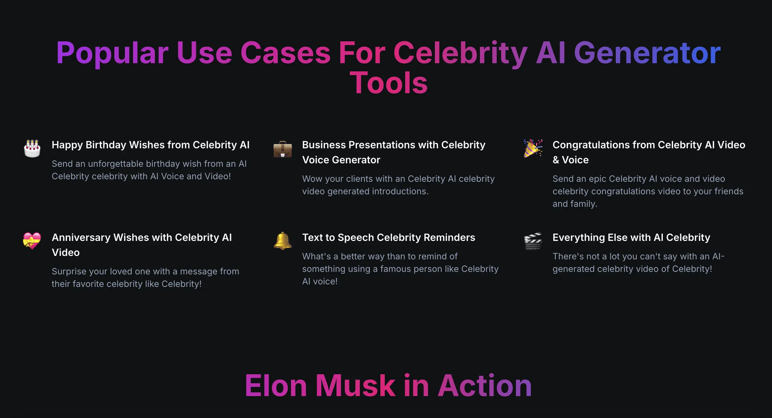 Screenshot 1 of Celebrity AI