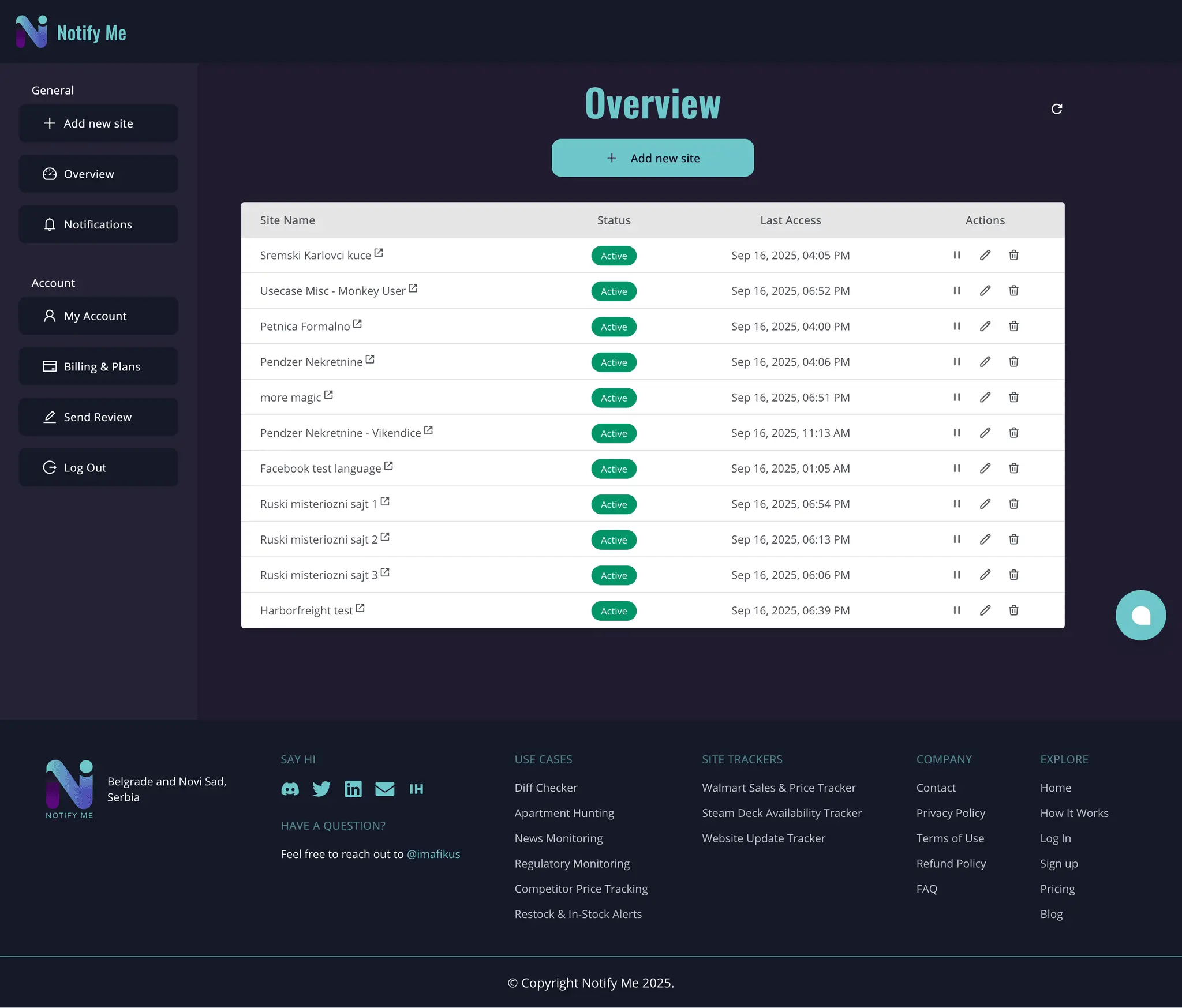 Screenshot 2 of Notify Me