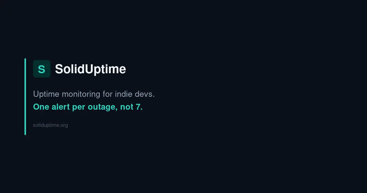 Screenshot 1 of SolidUptime