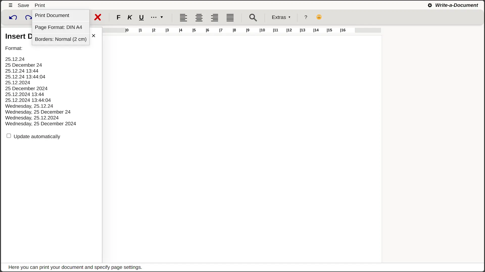 Screenshot 2 of Write-a-Document Online