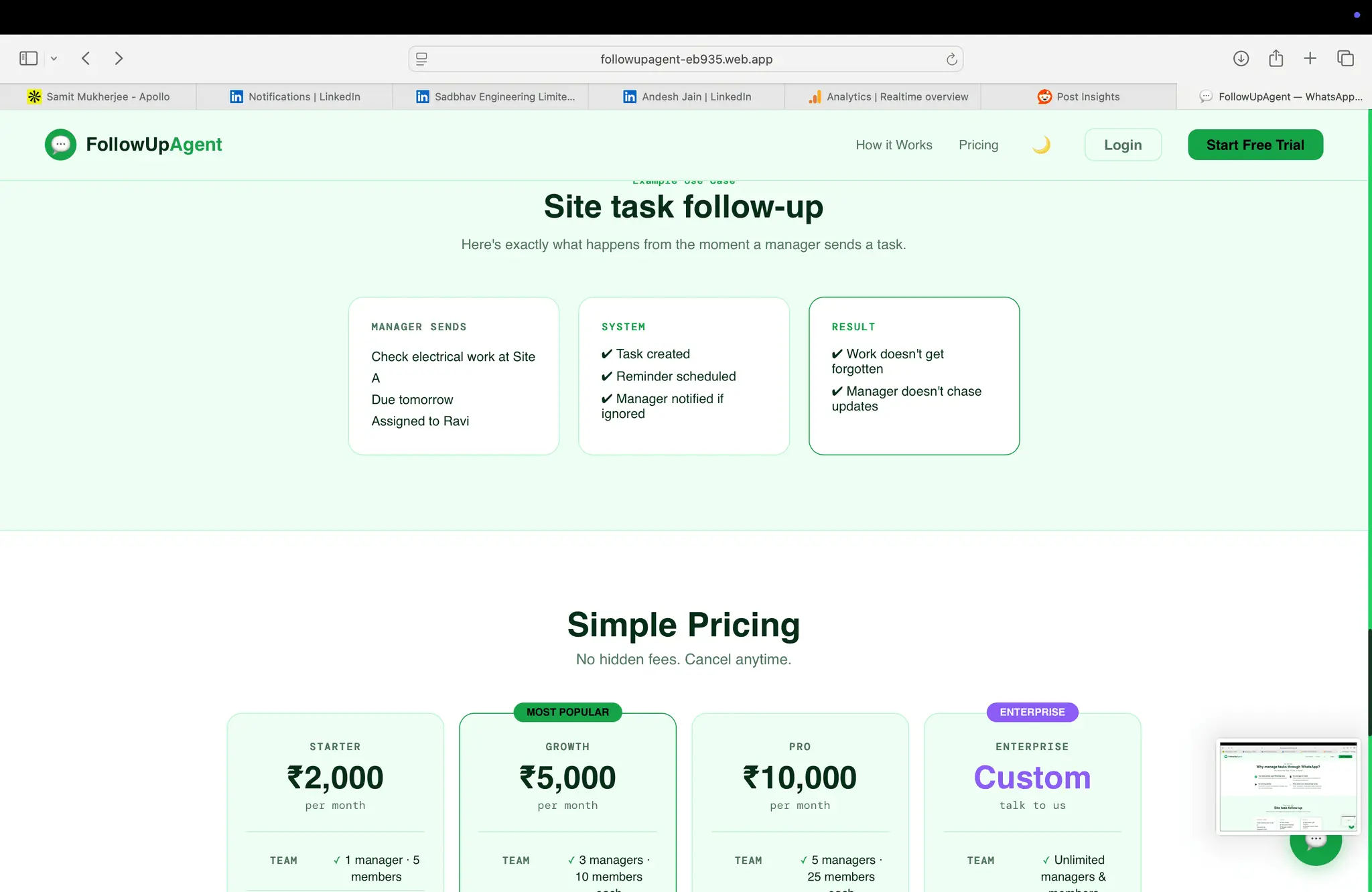 Screenshot 4 of FollowUpAgent