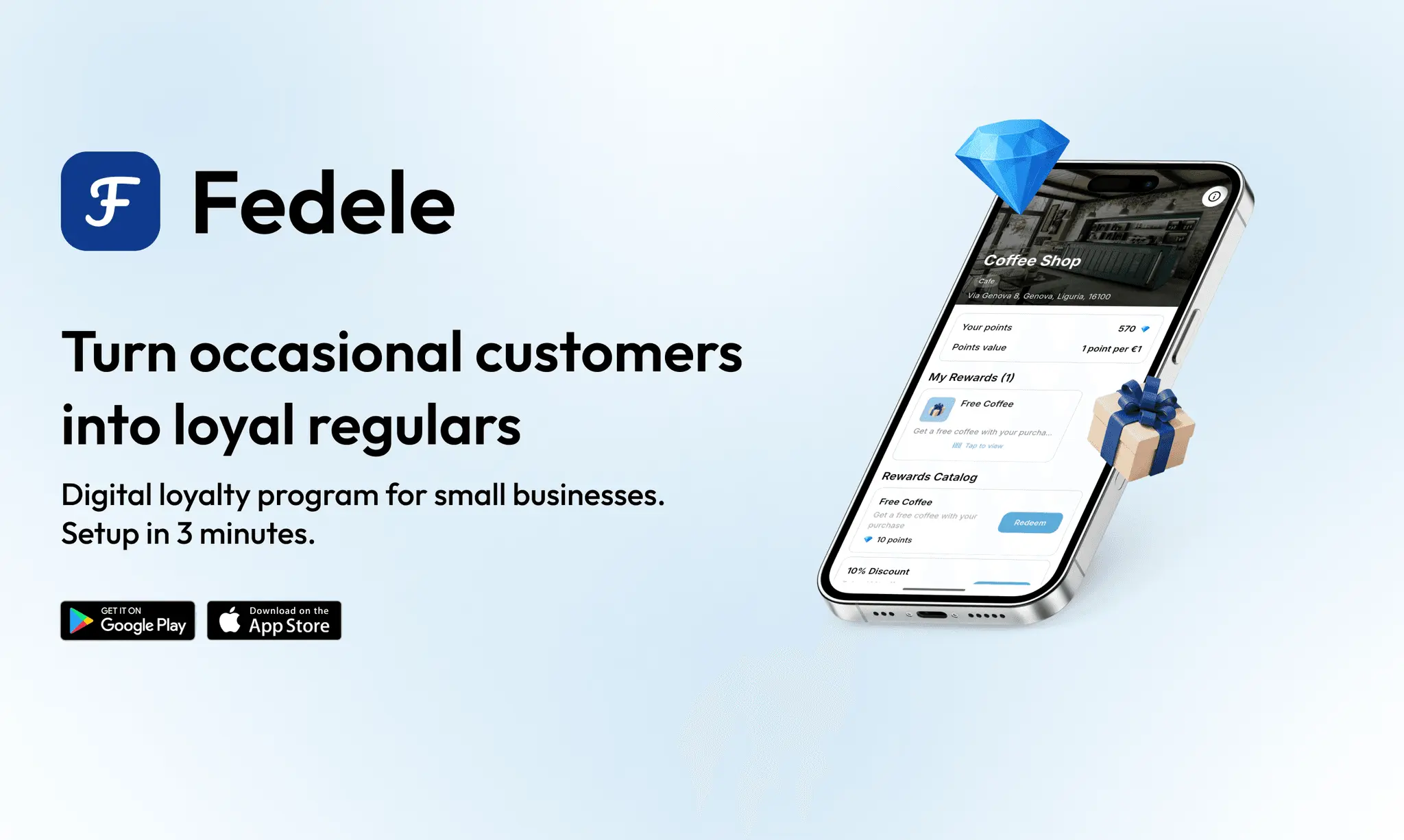 Screenshot 2 of Fedele for business - Loyalty program