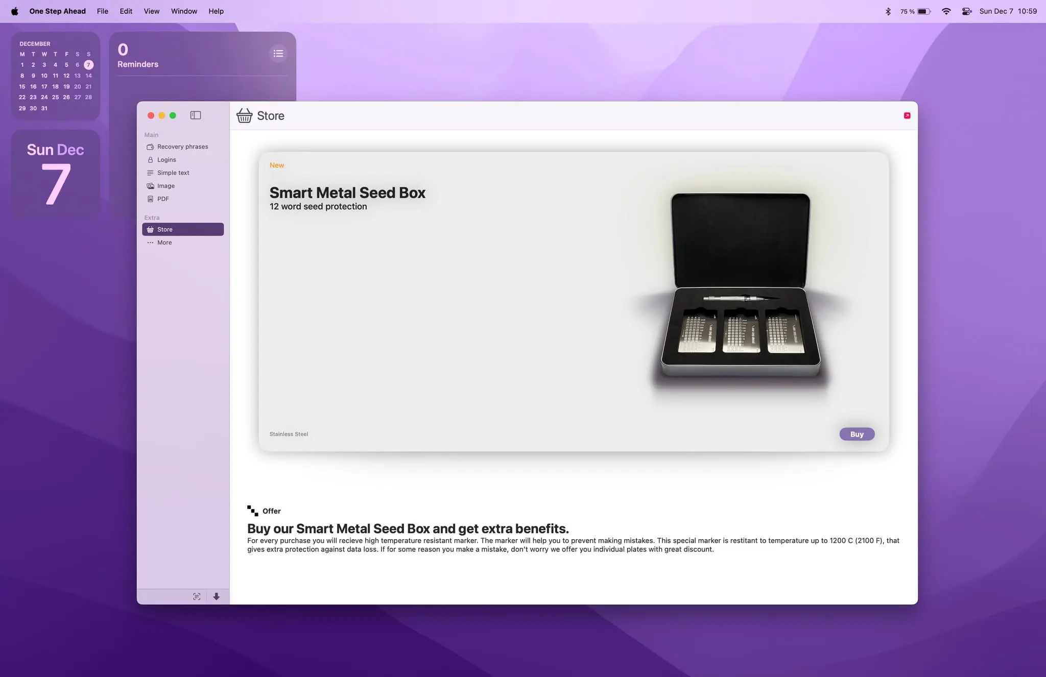 Screenshot 7 of One Step Ahead -Offline Security Manager
