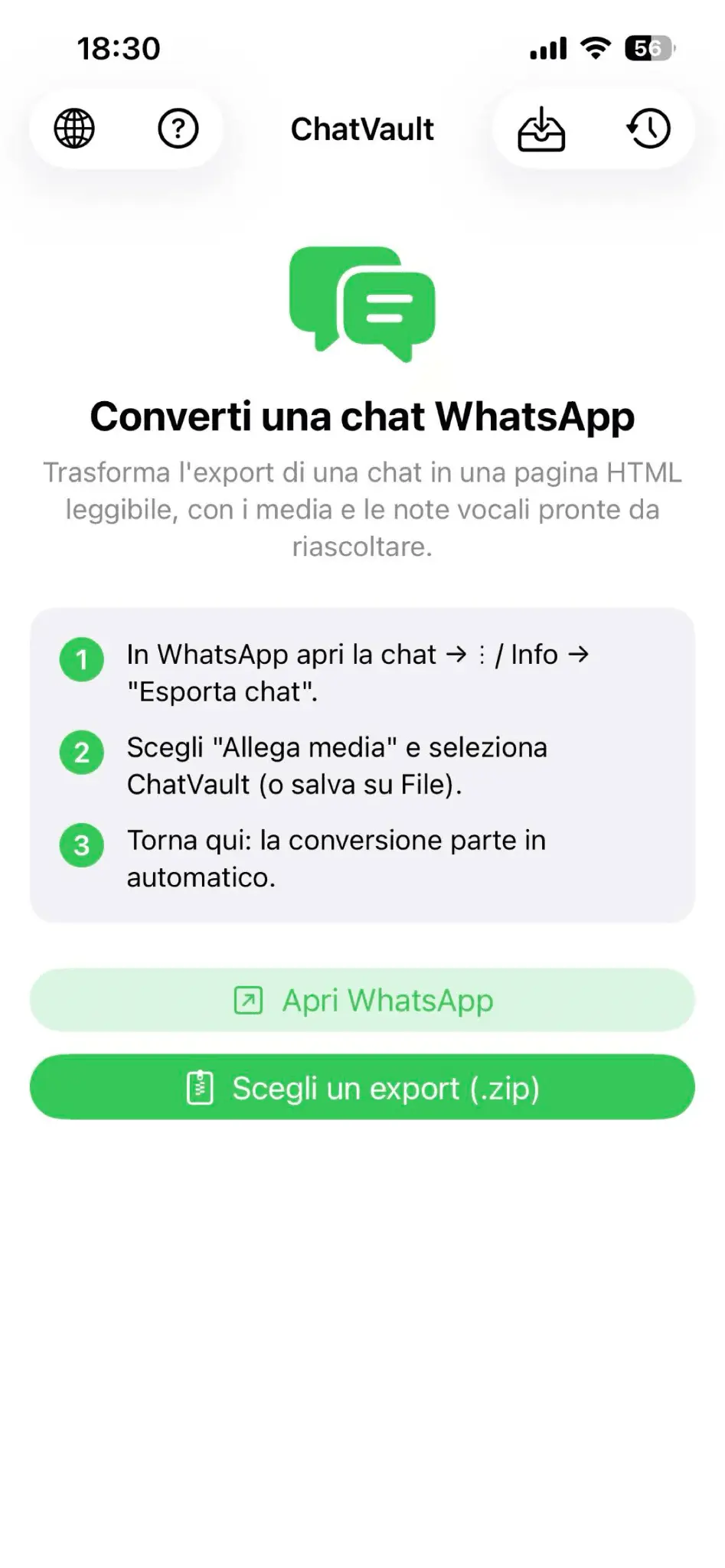 Screenshot 2 of ChatVault