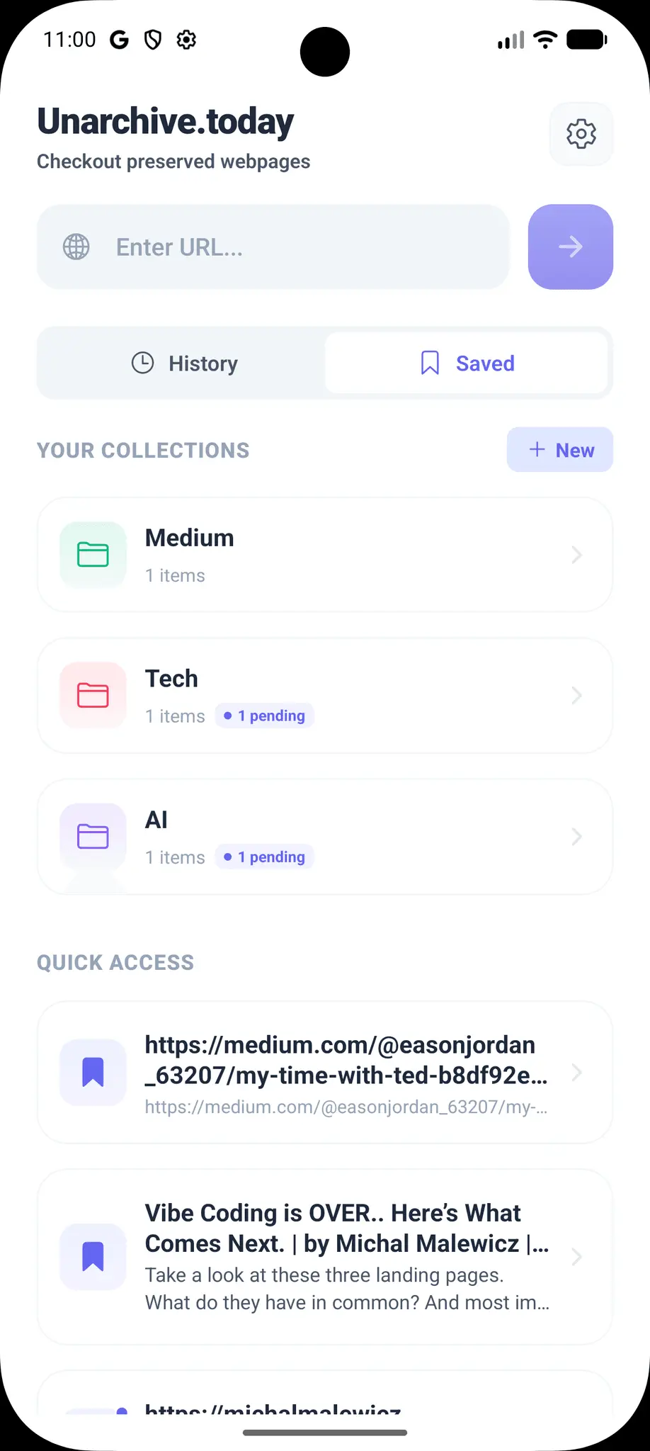 Screenshot 8 of Unarchive.today