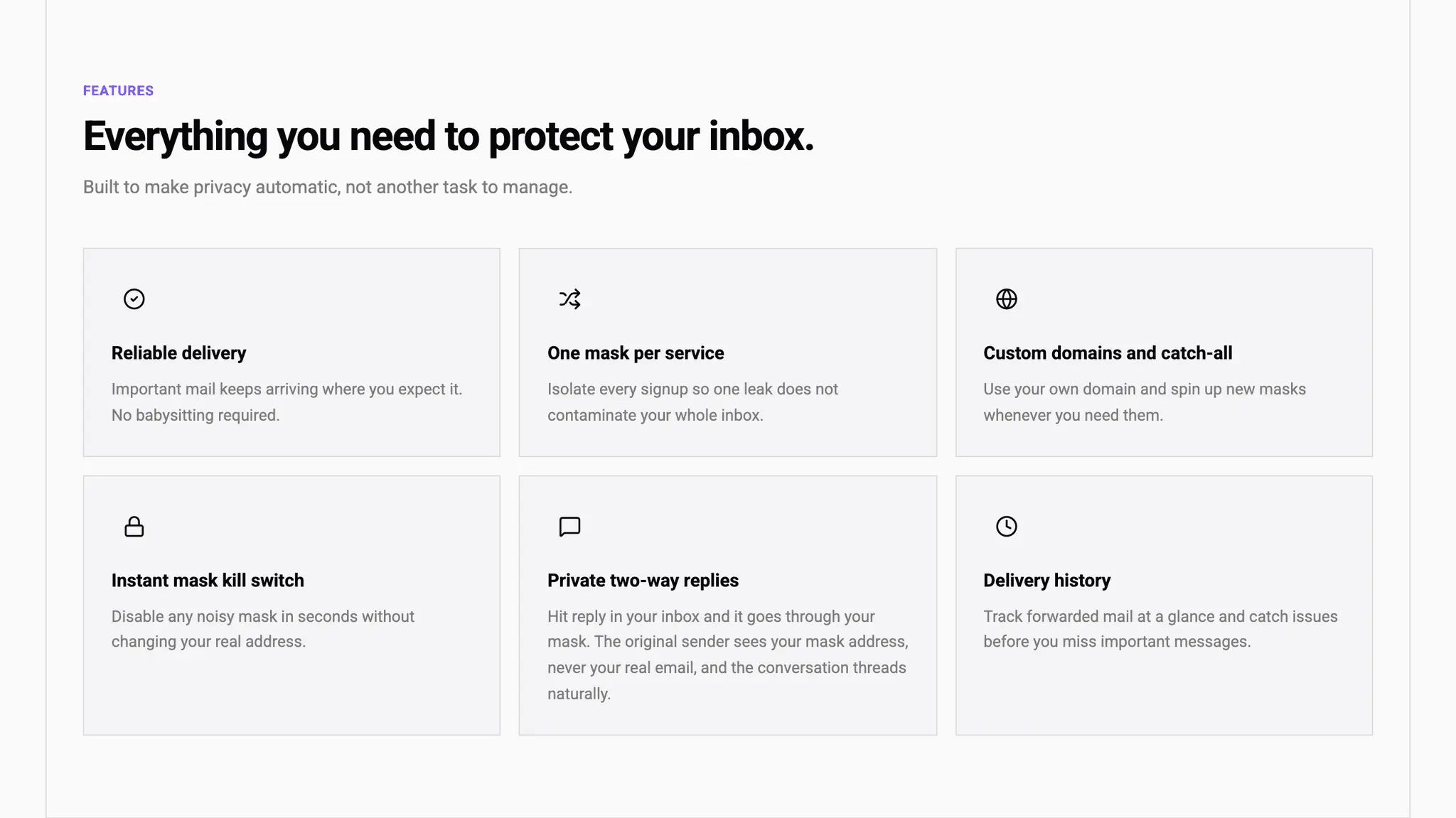 Screenshot 4 of Maskmail