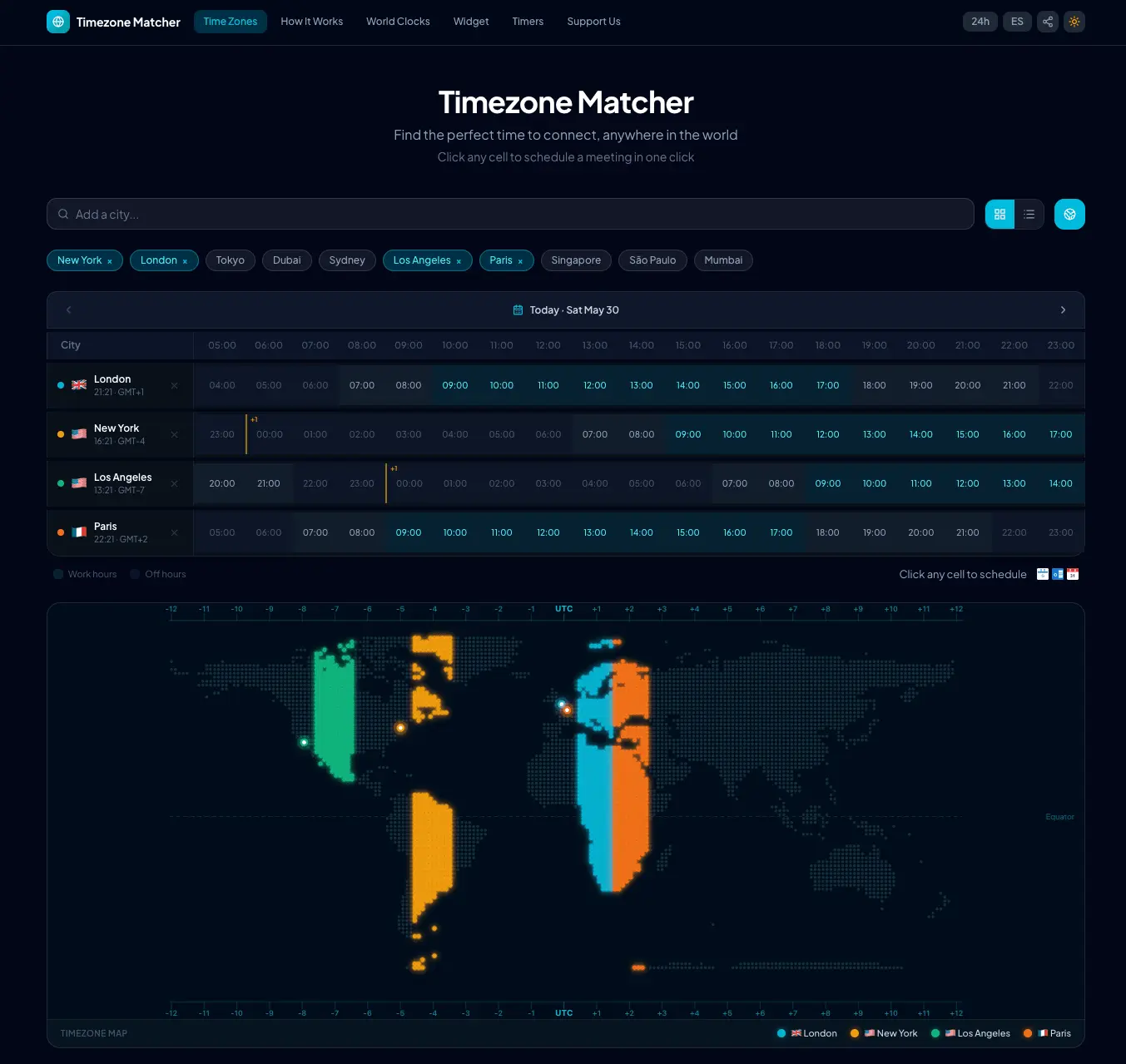 Screenshot 3 of Timezone Matcher