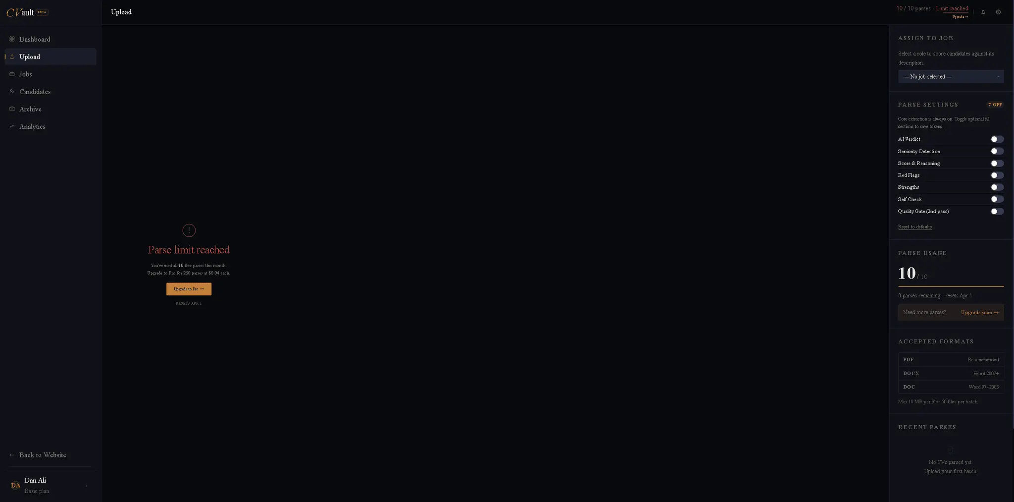 Screenshot 6 of CVault AI